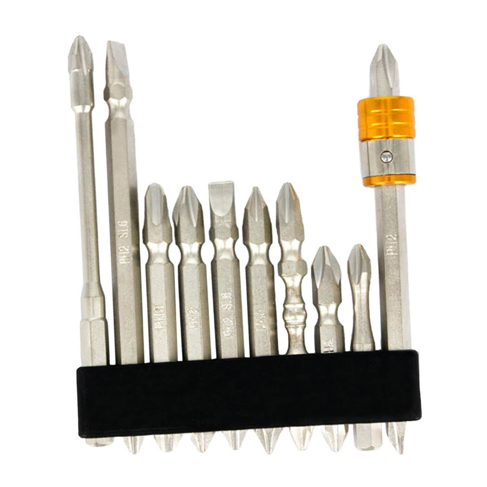 Electric Screwdriver Bits Hand Tools Anti Slip Screw Extractor 11Pcs