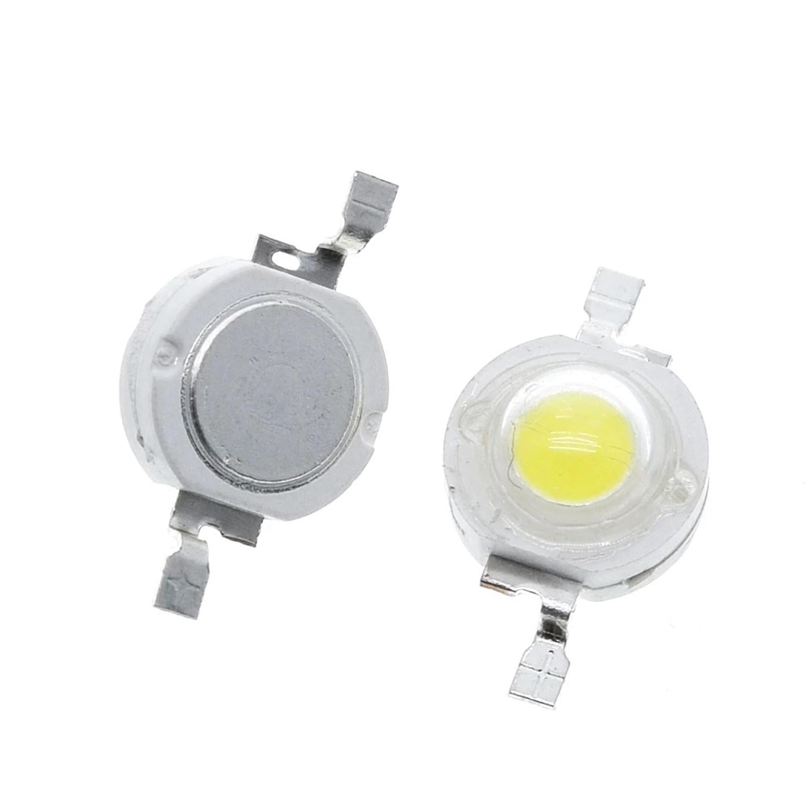 High Power LED Bead Chip High Brightness for Floodlight 50x 1W Warm White