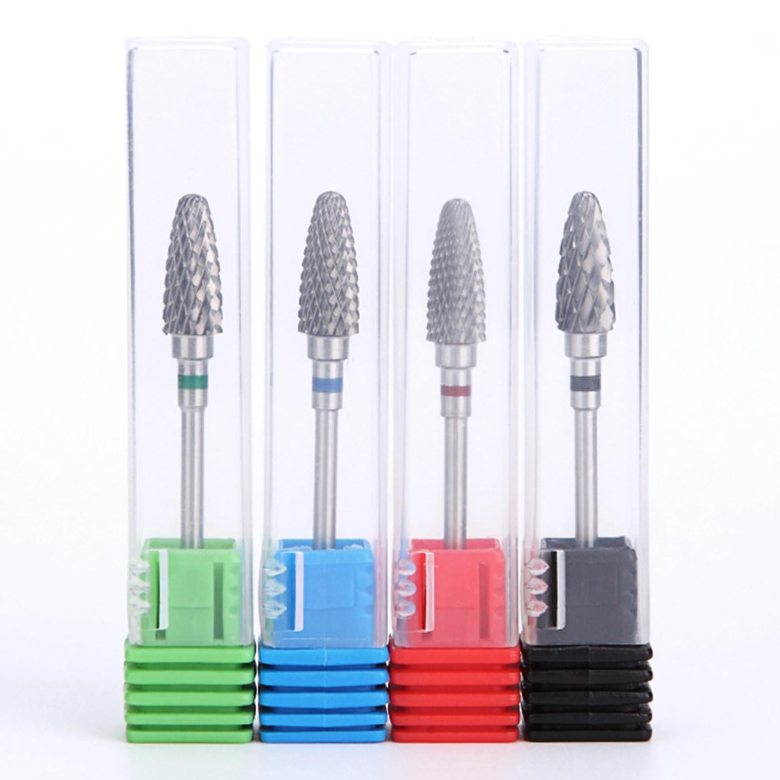 Nail Art Manicure Drill Bits Manicure Grinding Head Wide Application Red
