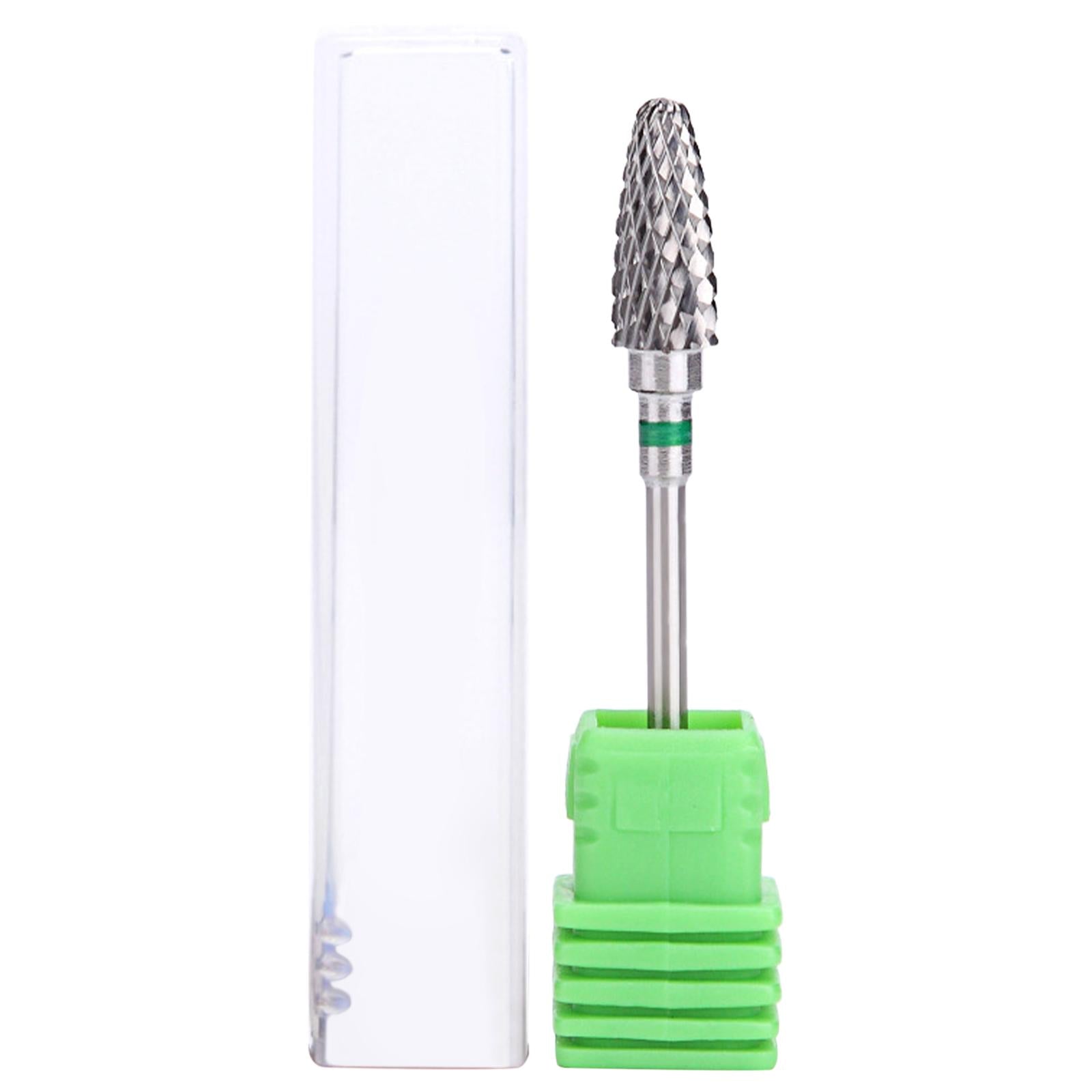 Nail Art Manicure Drill Bits Manicure Grinding Head Wide Application Green