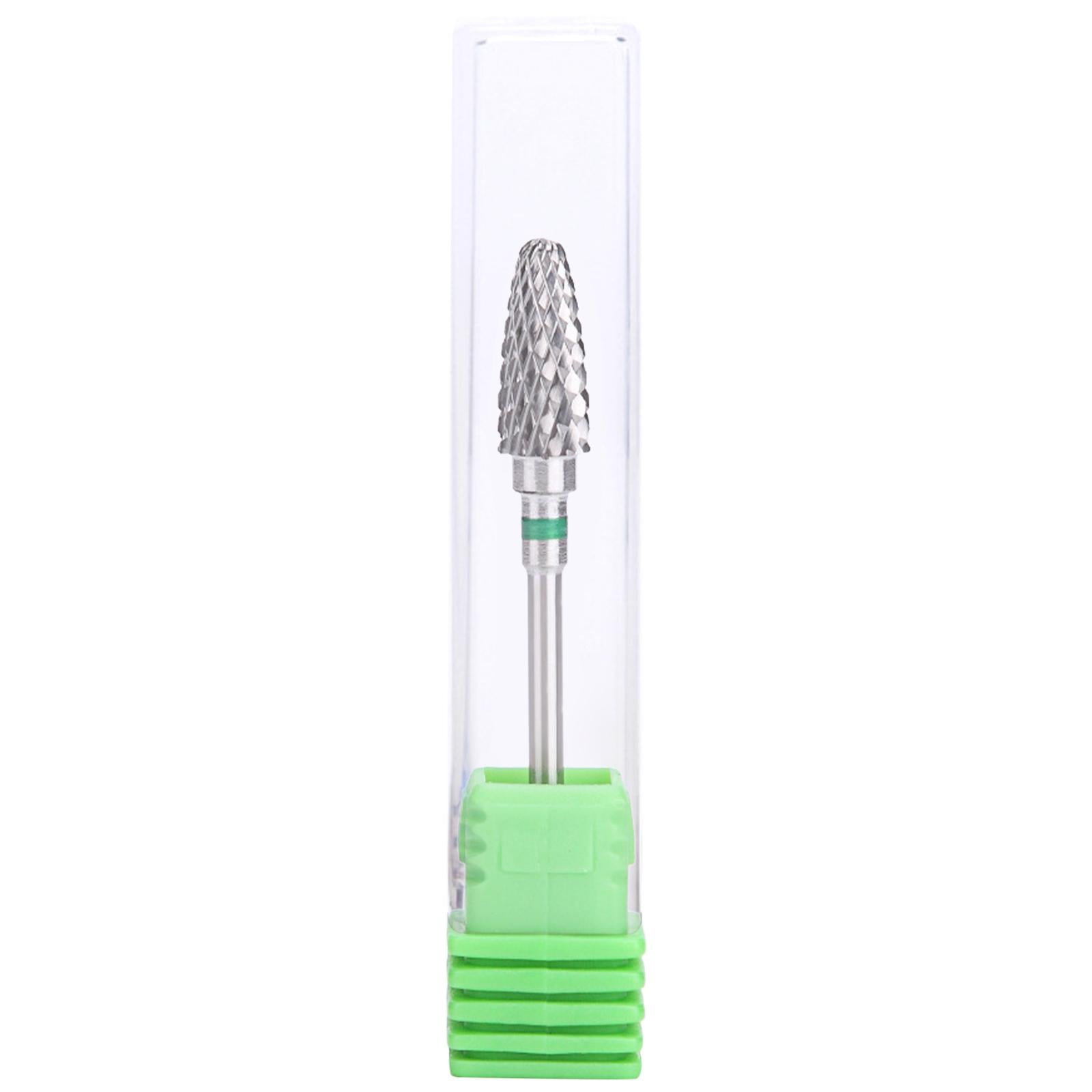 Nail Art Manicure Drill Bits Manicure Grinding Head Wide Application Green