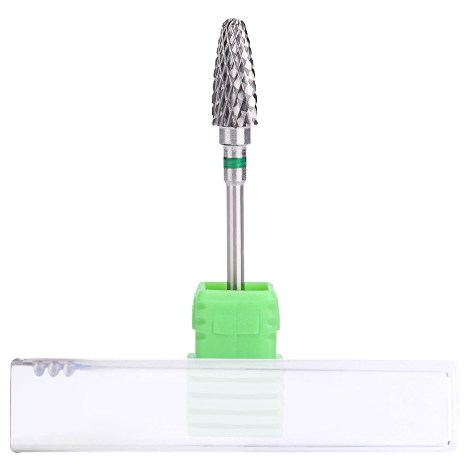 Nail Art Manicure Drill Bits Manicure Grinding Head Wide Application Green