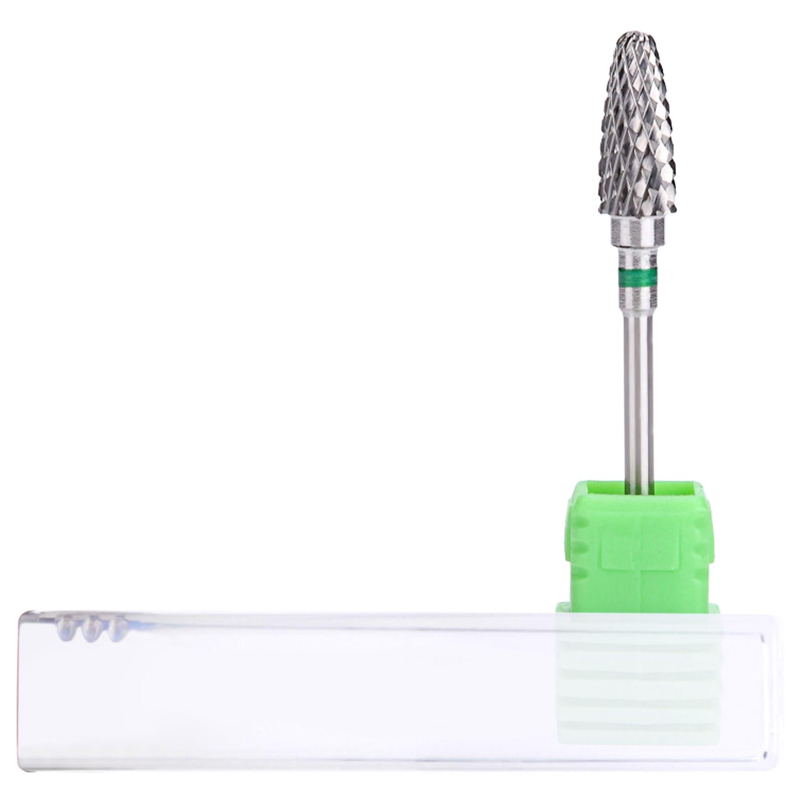Nail Art Manicure Drill Bits Manicure Grinding Head Wide Application Green