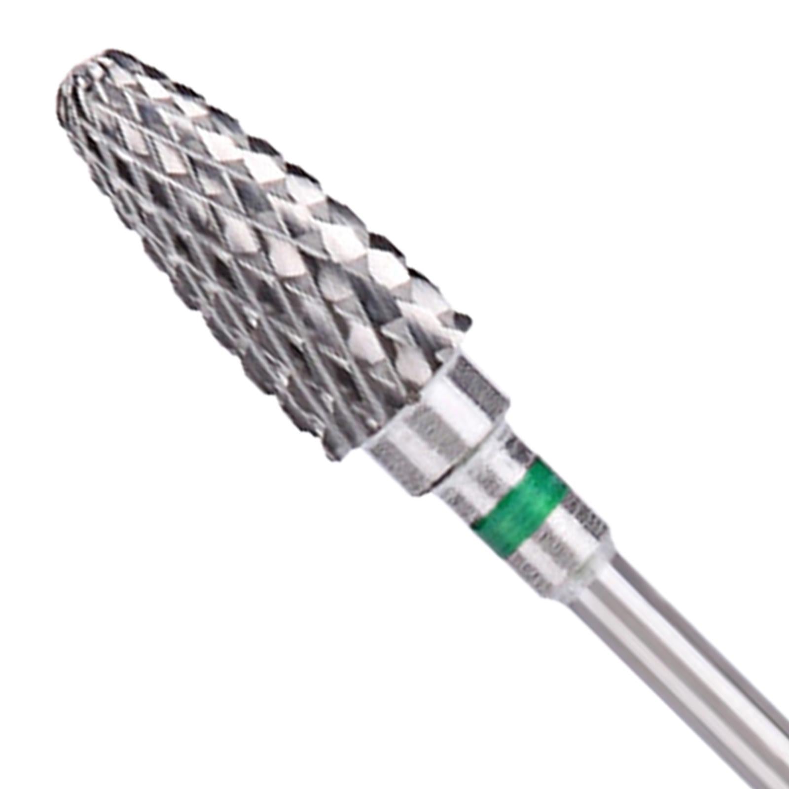 Nail Art Manicure Drill Bits Manicure Grinding Head Wide Application Green