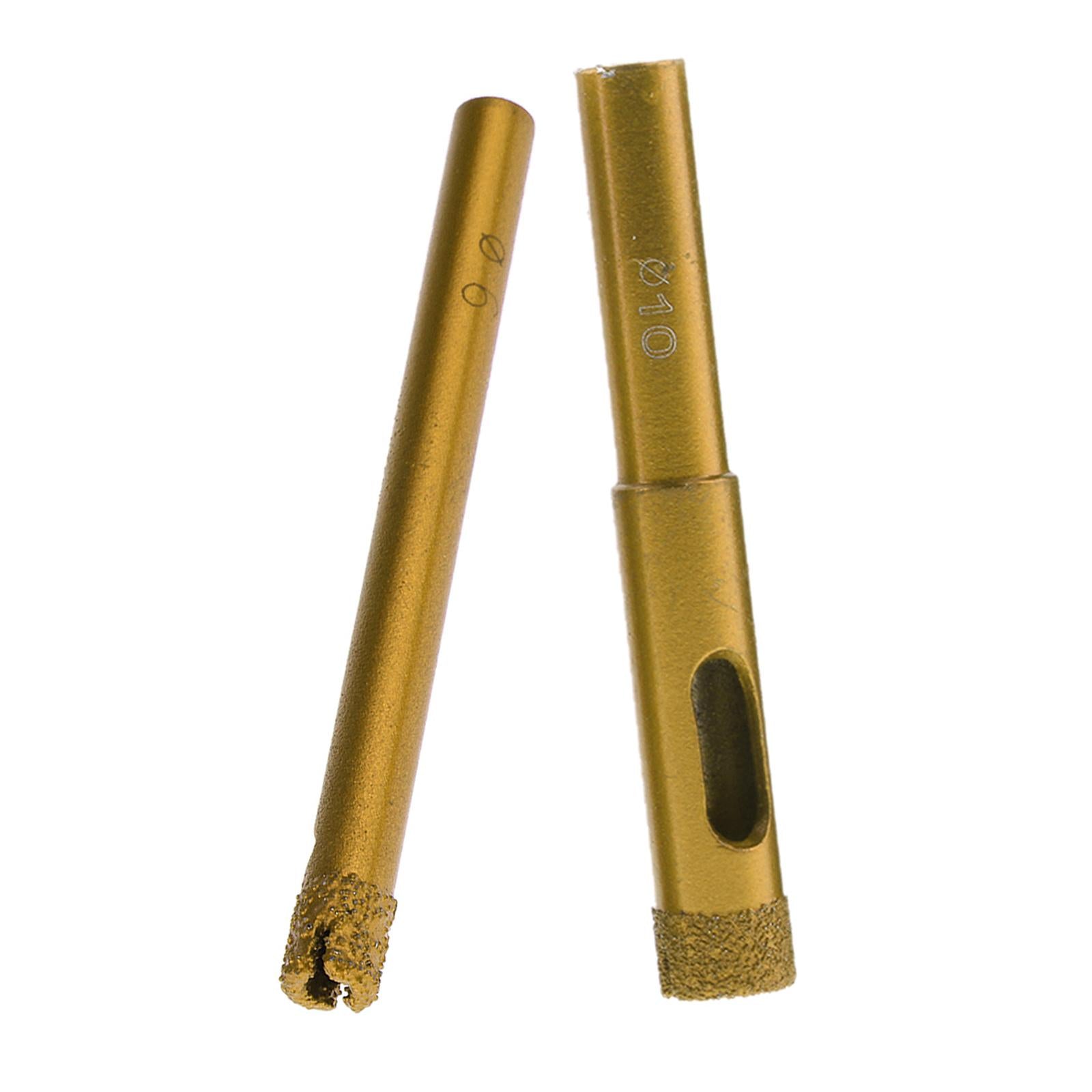 Brazing Diamond Drill Bit Core Hole DIY for Ceramics Granite Stone Tile diameter 6mm