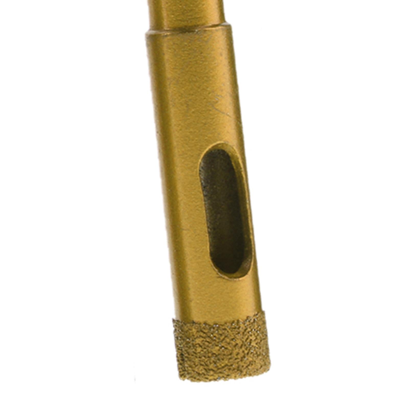 Brazing Diamond Drill Bit Core Hole DIY for Ceramics Granite Stone Tile diameter 10mm