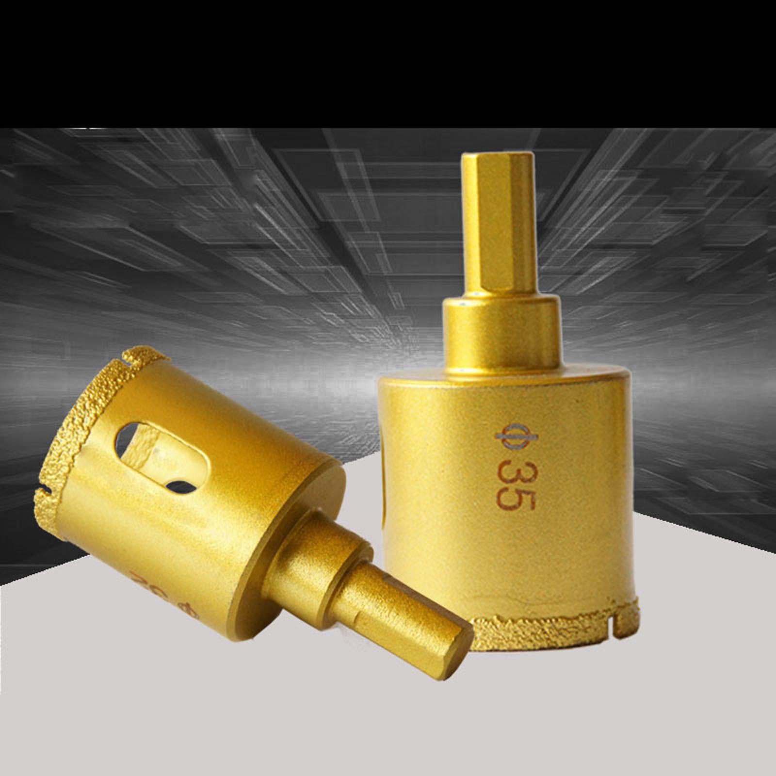 Brazing Diamond Drill Bit Core Hole DIY for Ceramics Granite Stone Tile diameter 10mm