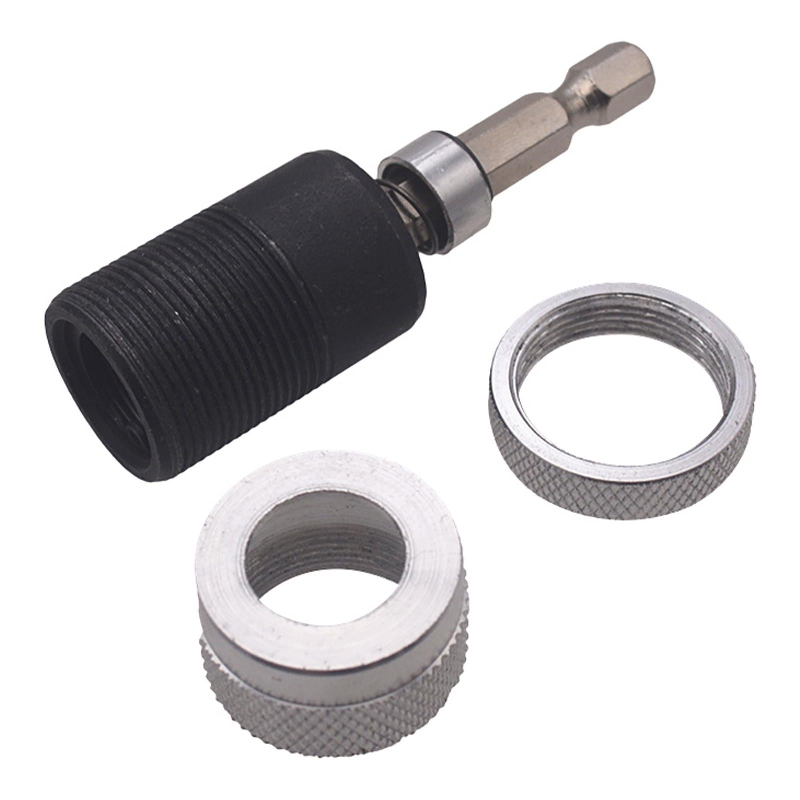 70mm Quick Release Screwdriver Bit Holder Alloy Steel Pivoting Silver