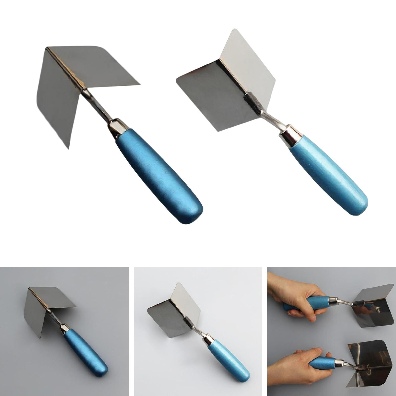 Corner Trowel Stainless Steel Plastering Tools for Scraping Inside Corner