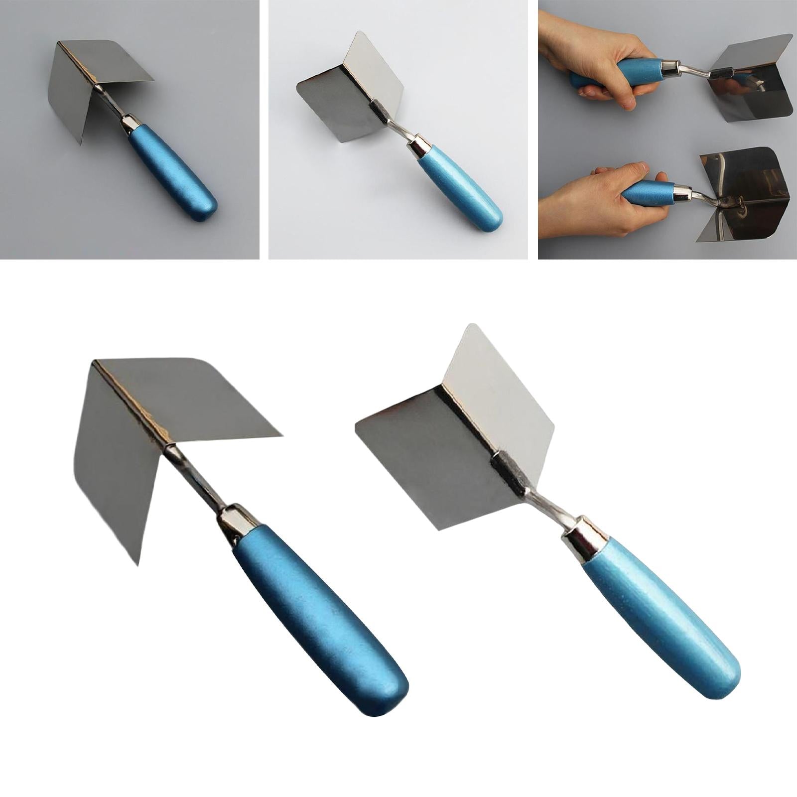Corner Trowel Stainless Steel Plastering Tools for Scraping Inside Corner