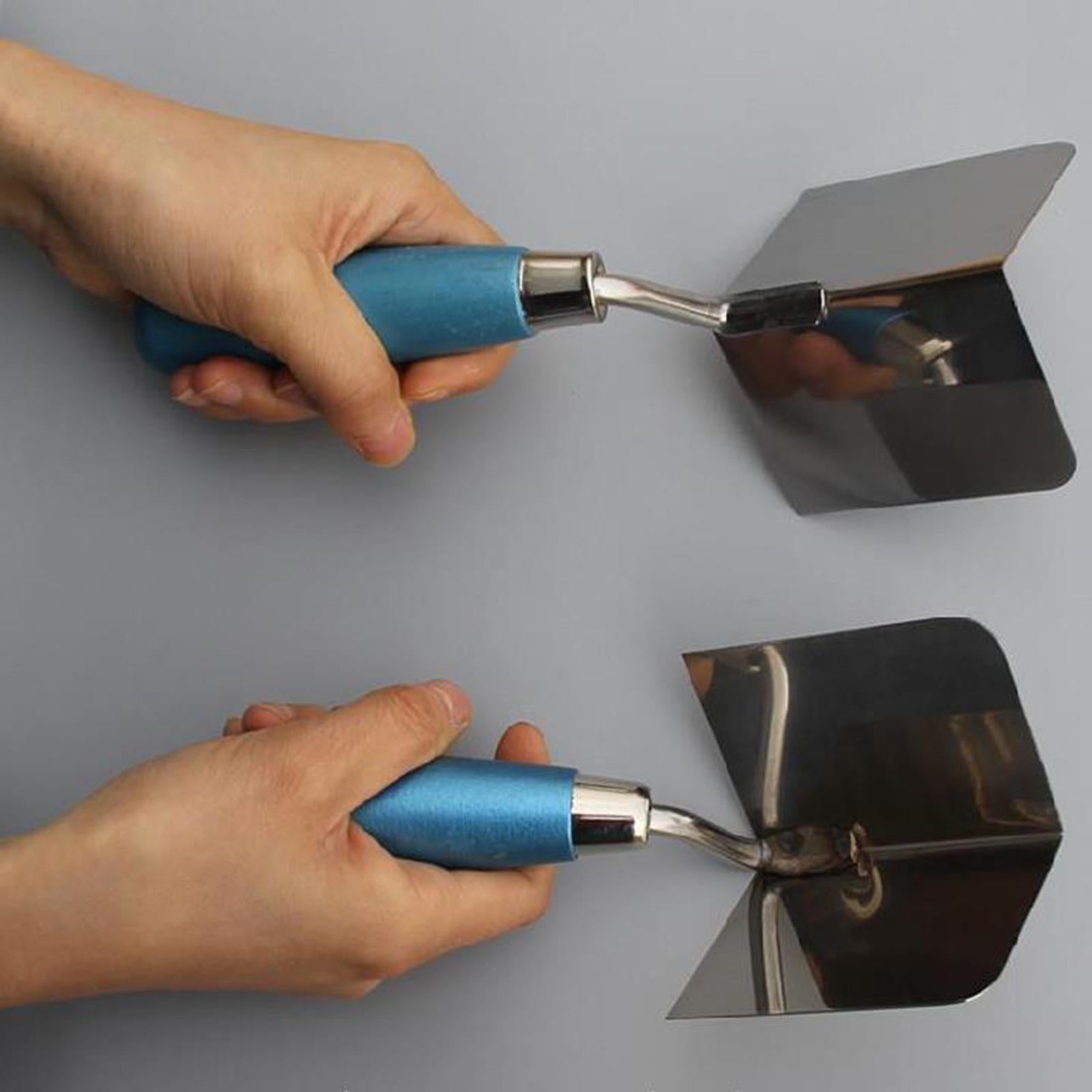 Corner Trowel Stainless Steel Plastering Tools for Scraping Outside Corner
