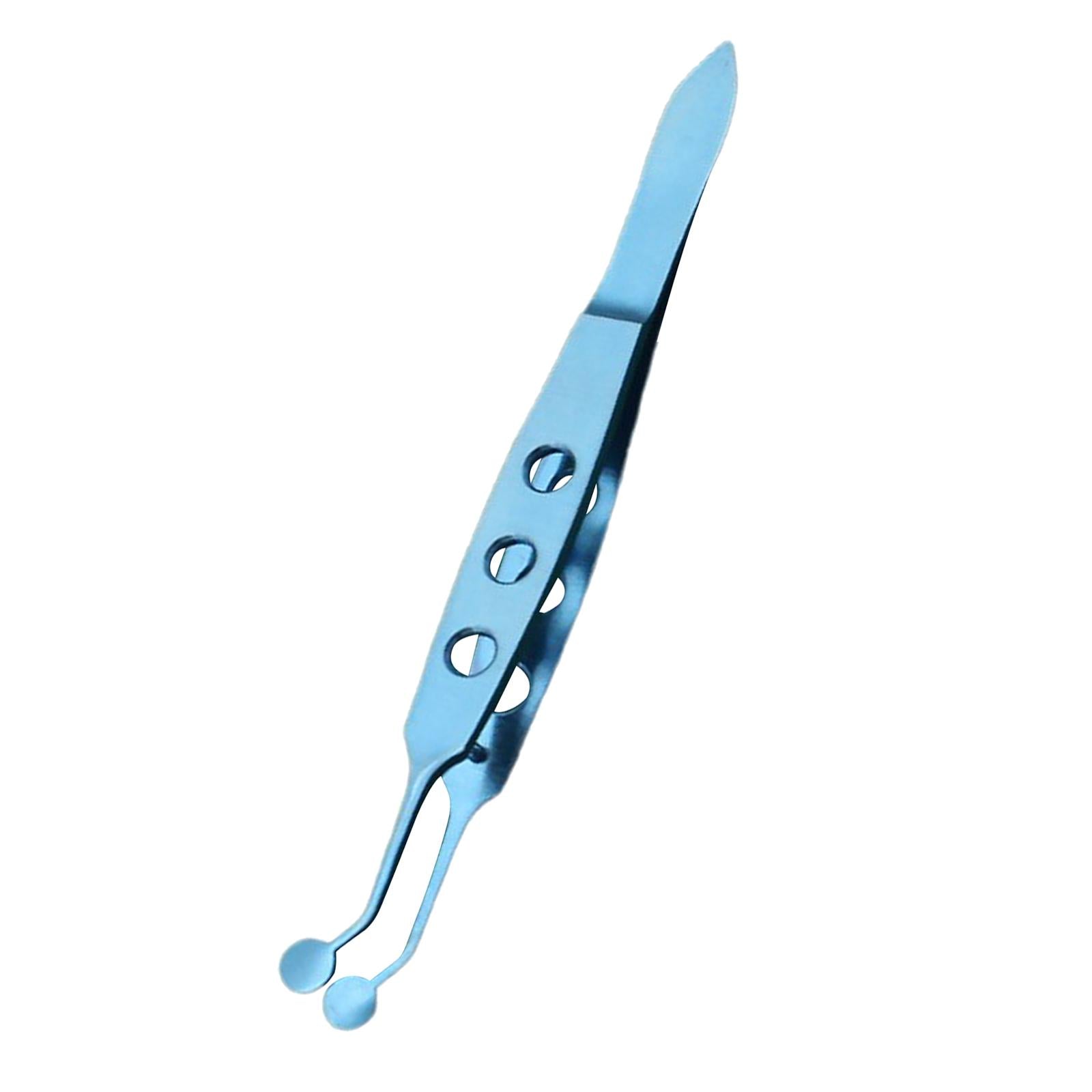 Meibomian Gland Expressor Forceps Tweezer High Precision for Meibomian Flap Titanium Alloy 6x6mm