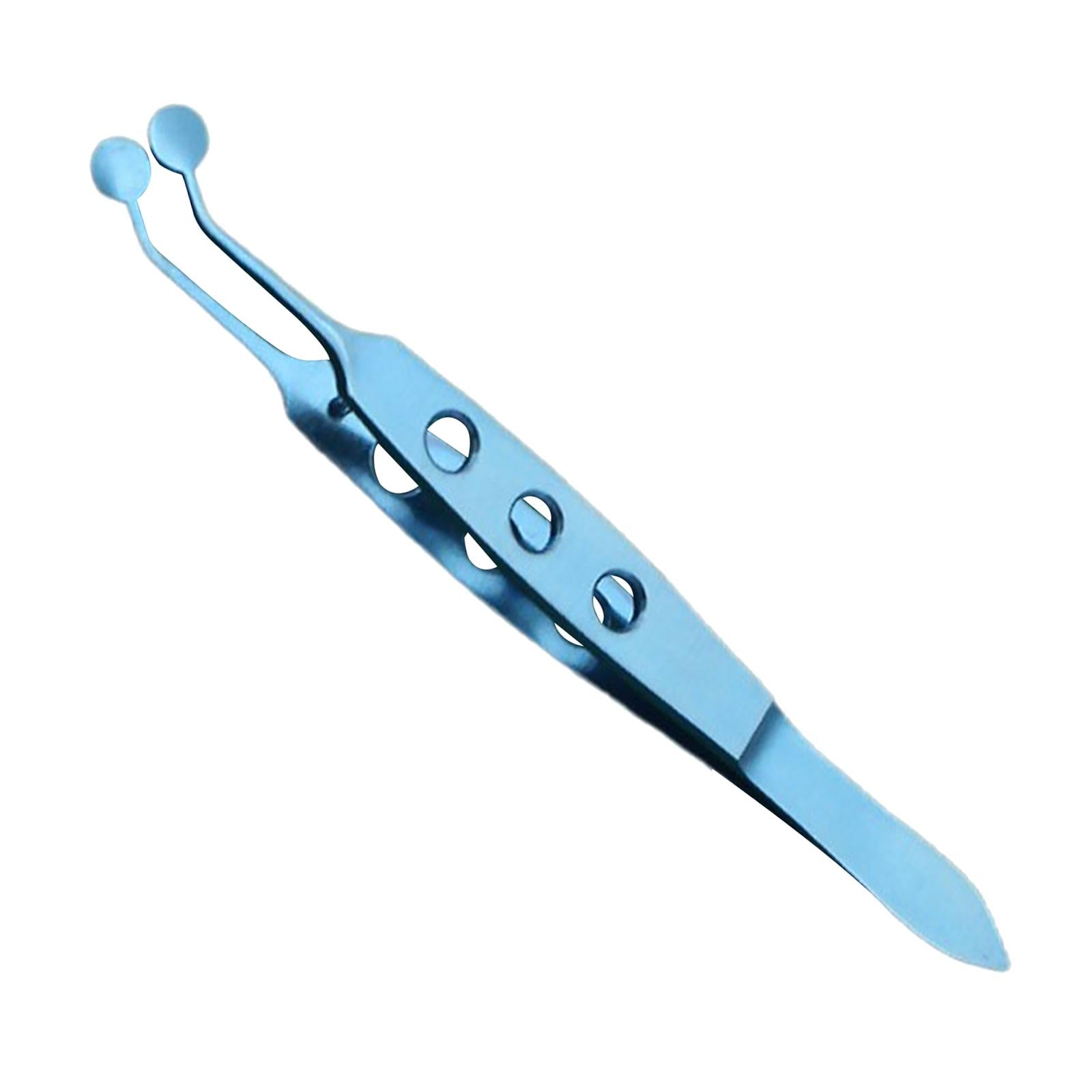 Meibomian Gland Expressor Forceps Tweezer High Precision for Meibomian Flap Titanium Alloy 6x6mm