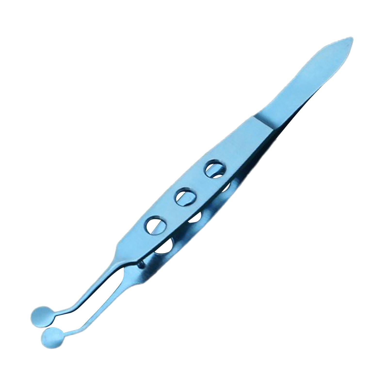 Meibomian Gland Expressor Forceps Tweezer High Precision for Meibomian Flap Titanium Alloy 6x6mm