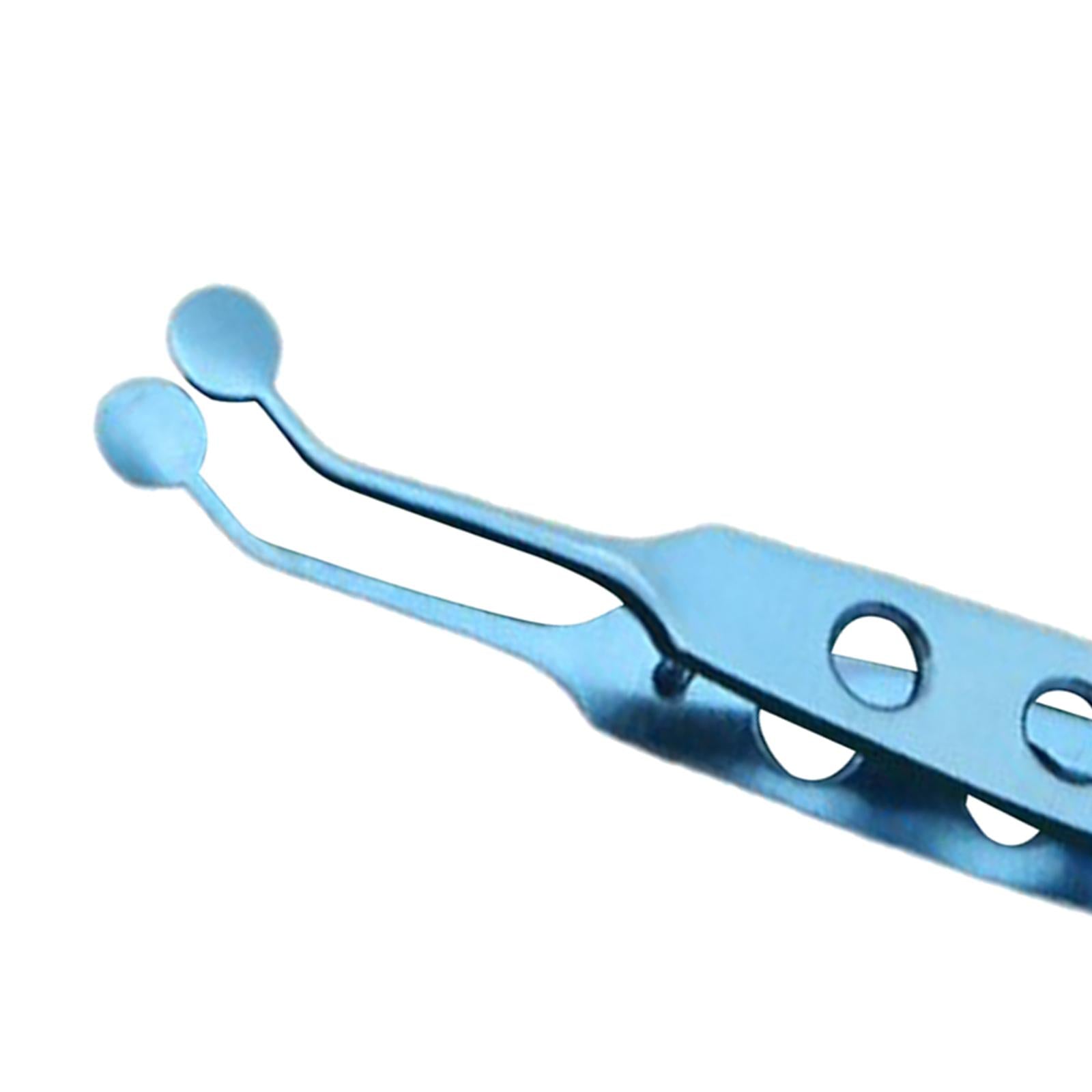 Meibomian Gland Expressor Forceps Tweezer High Precision for Meibomian Flap Titanium Alloy 6x6mm
