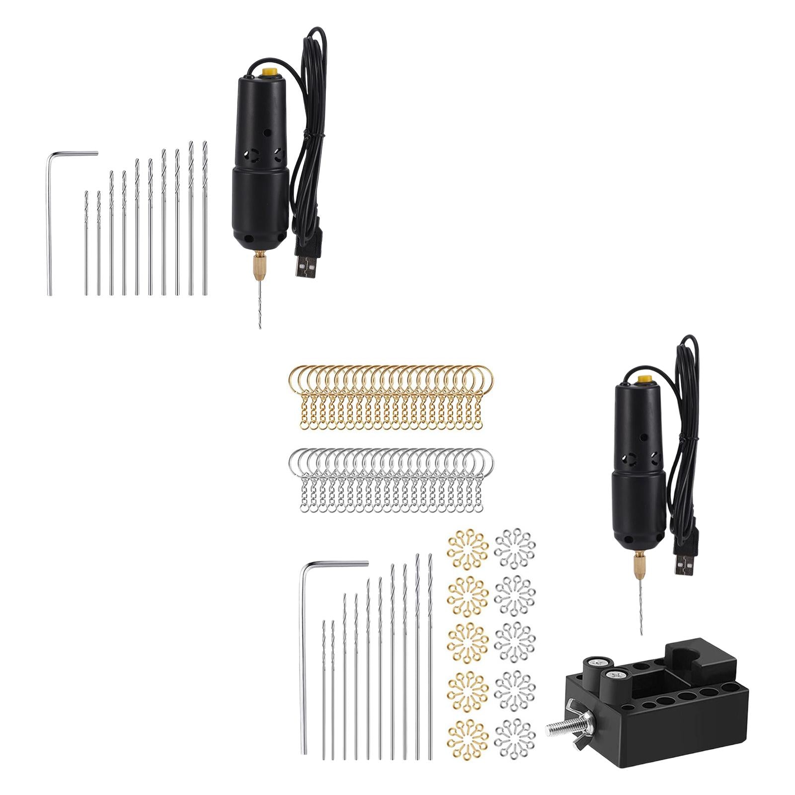 Portable Mini Electric Drill Engraver for Epoxy Resin Craft Without Parts