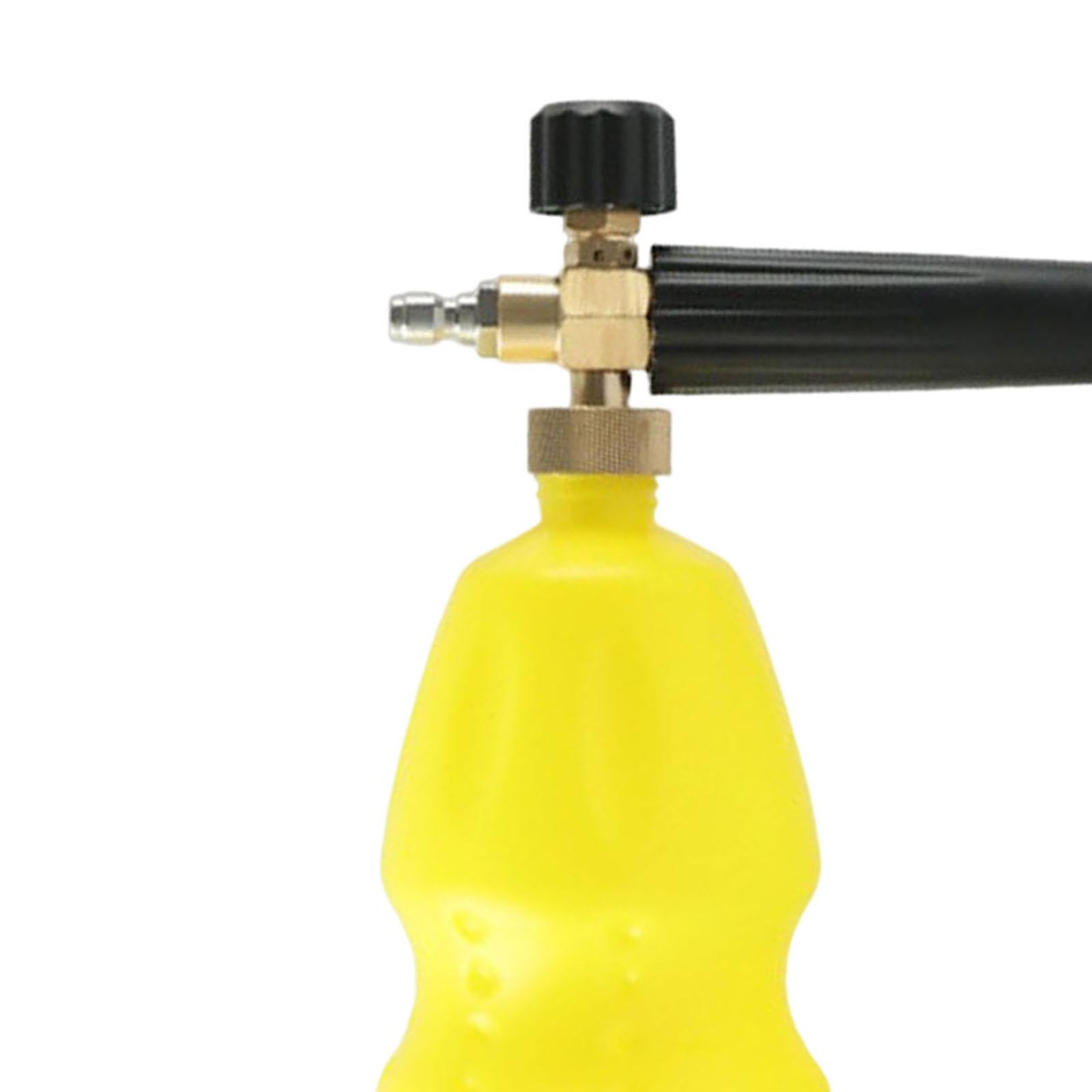 Snow Foam Lance Bottle 1/4 inch Quick Connect for Automotive Detailing black