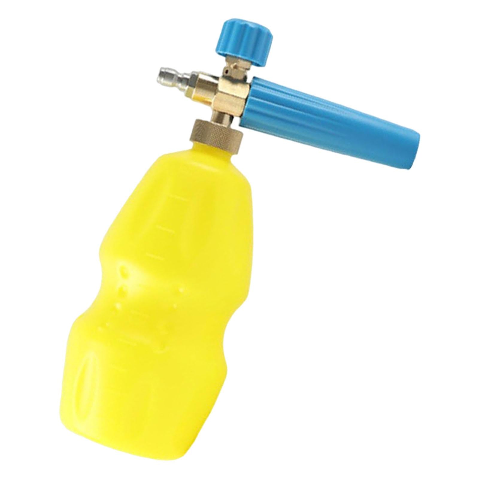 Snow Foam Lance Bottle 1/4 inch Quick Connect for Automotive Detailing blue