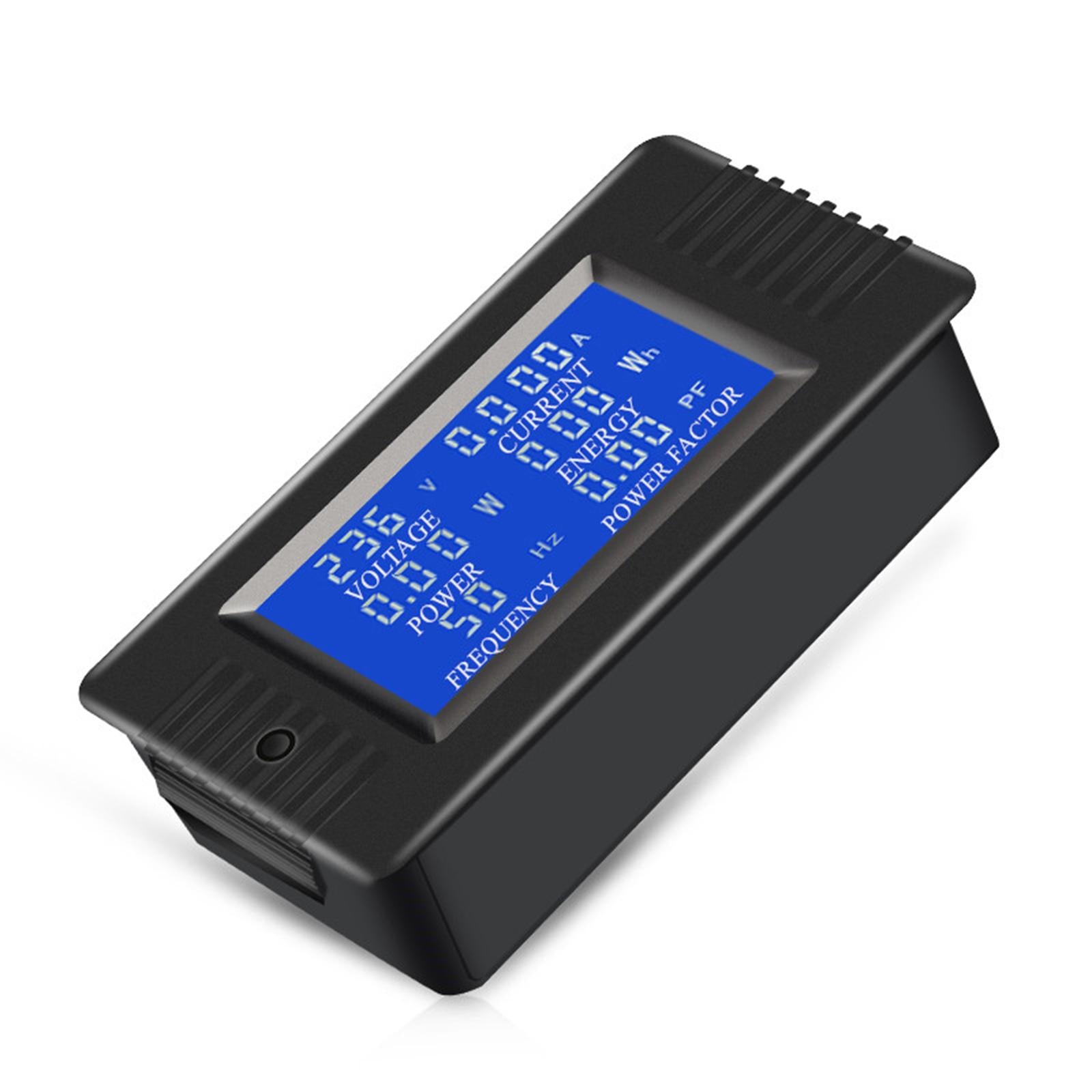 100A LCD Voltage Current Watt Meter Power Energy Ammeter Voltmeter Closure CT