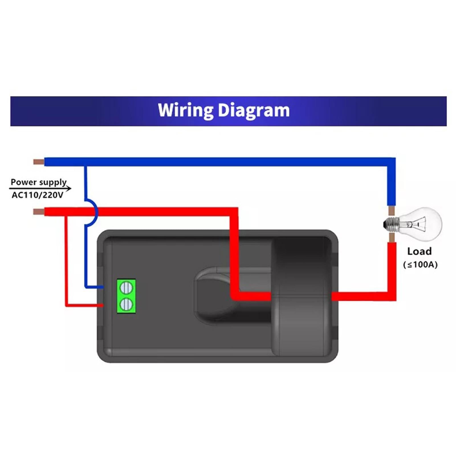 LCD Digital Power Voltmeter Ammeter AC 100A 400V Power Factor Meter Pzem-028