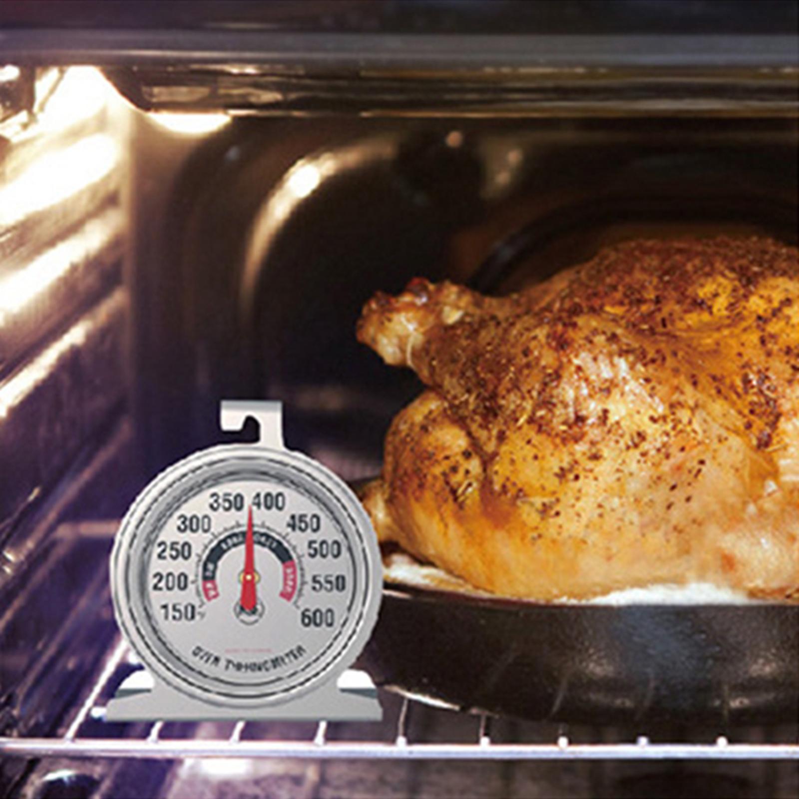 Oven Thermometer Stainless Steel Instant Read Large Scale Number for Baking