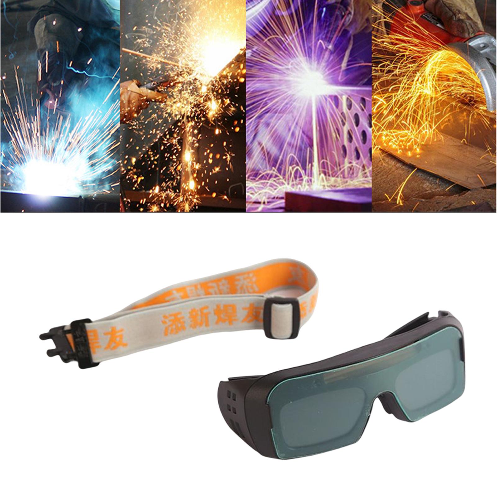 Welding Goggle with Adjustable Strap Protection for TIG Welding Cutting