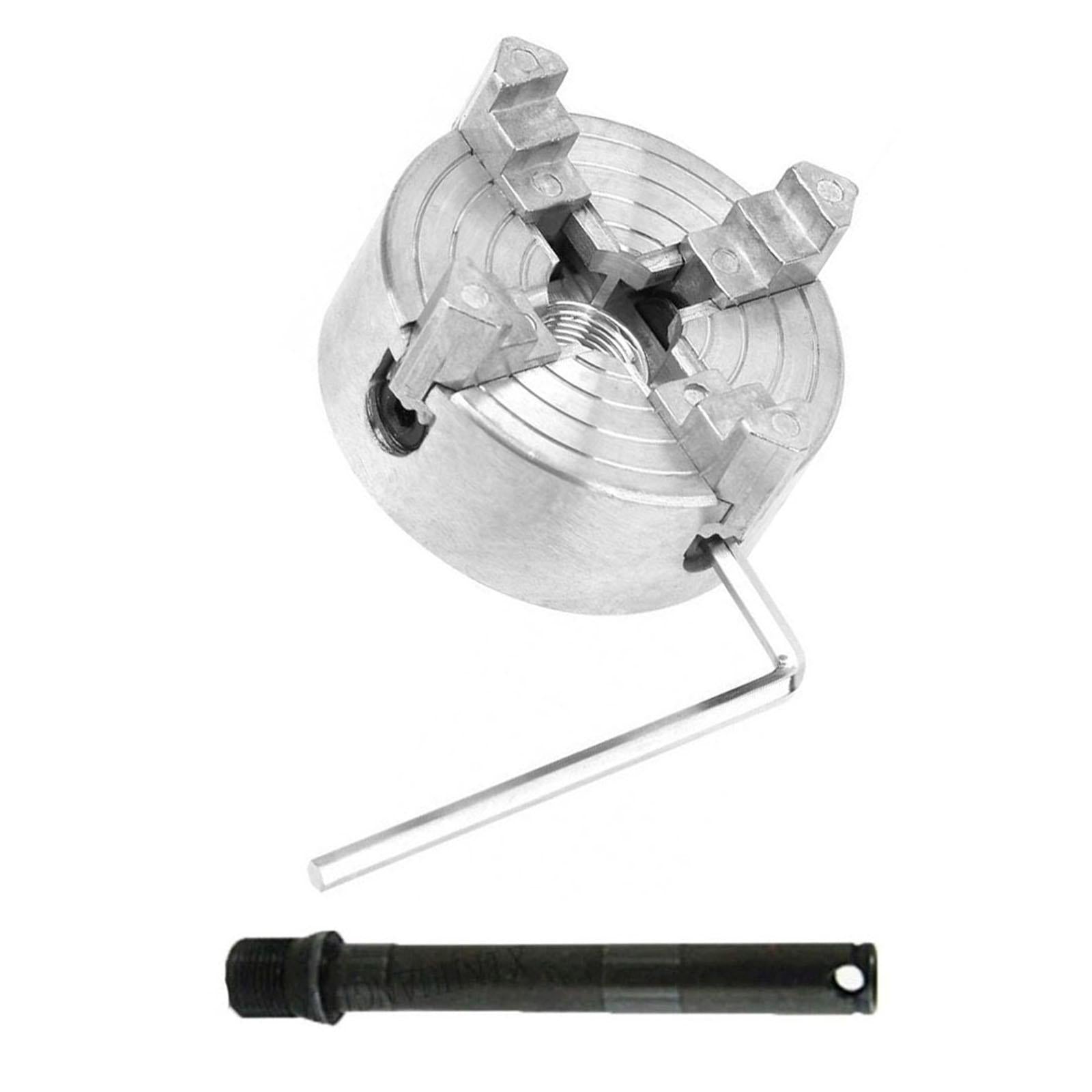 Mini 4 Jaw Lathe Chuck Self Centering Chuck Milling Wood Turning Chuck