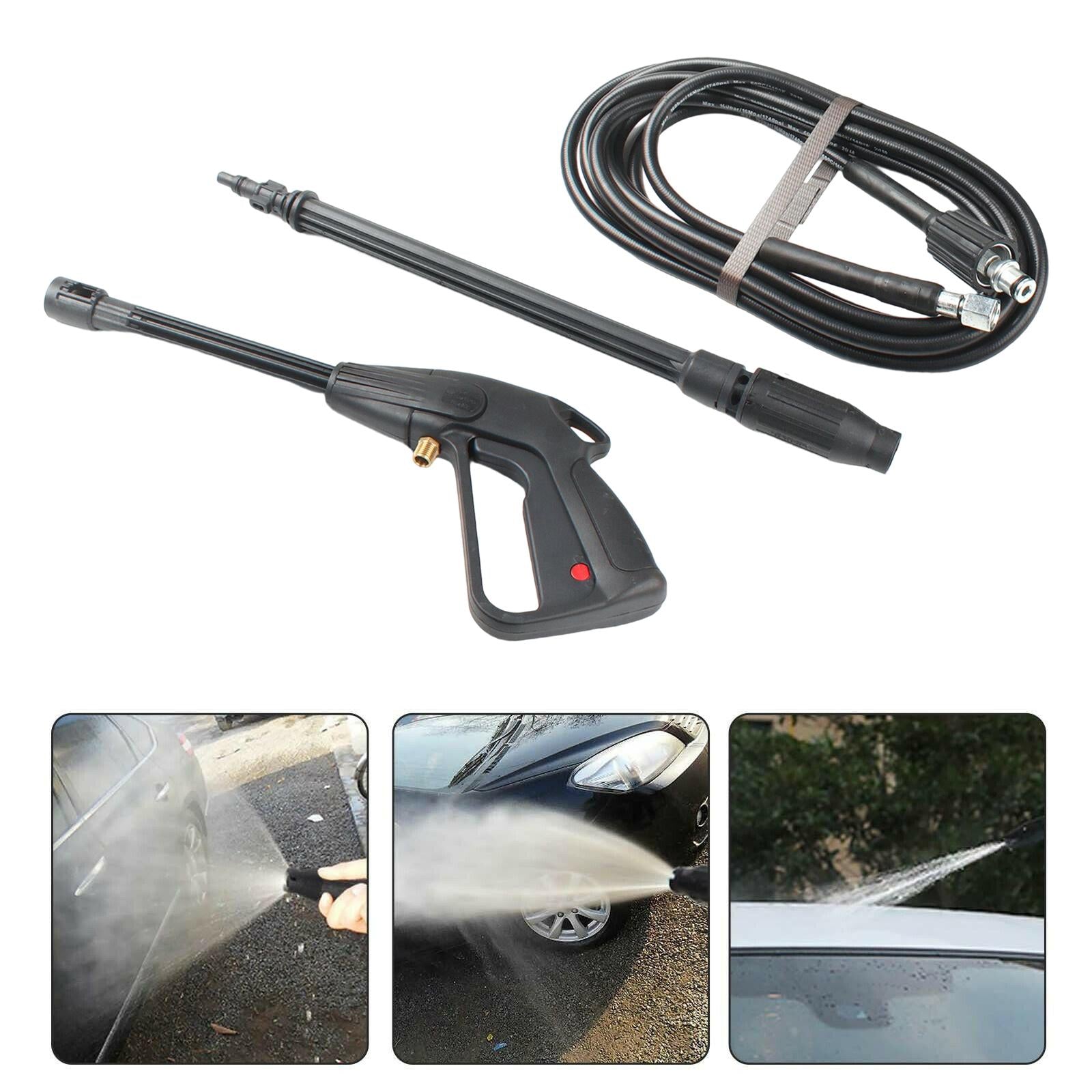 High Pressure Washer Kit for Cars Washing Watering Flowers Swimming Pool 5m