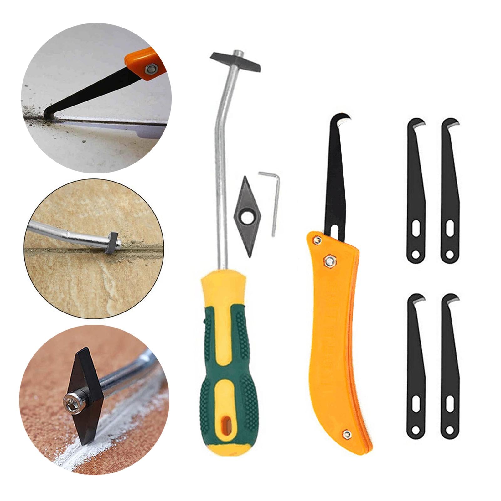 8x Grout Removal Tool Tile Joint Cleaning Scraper for Filling Repair Tools