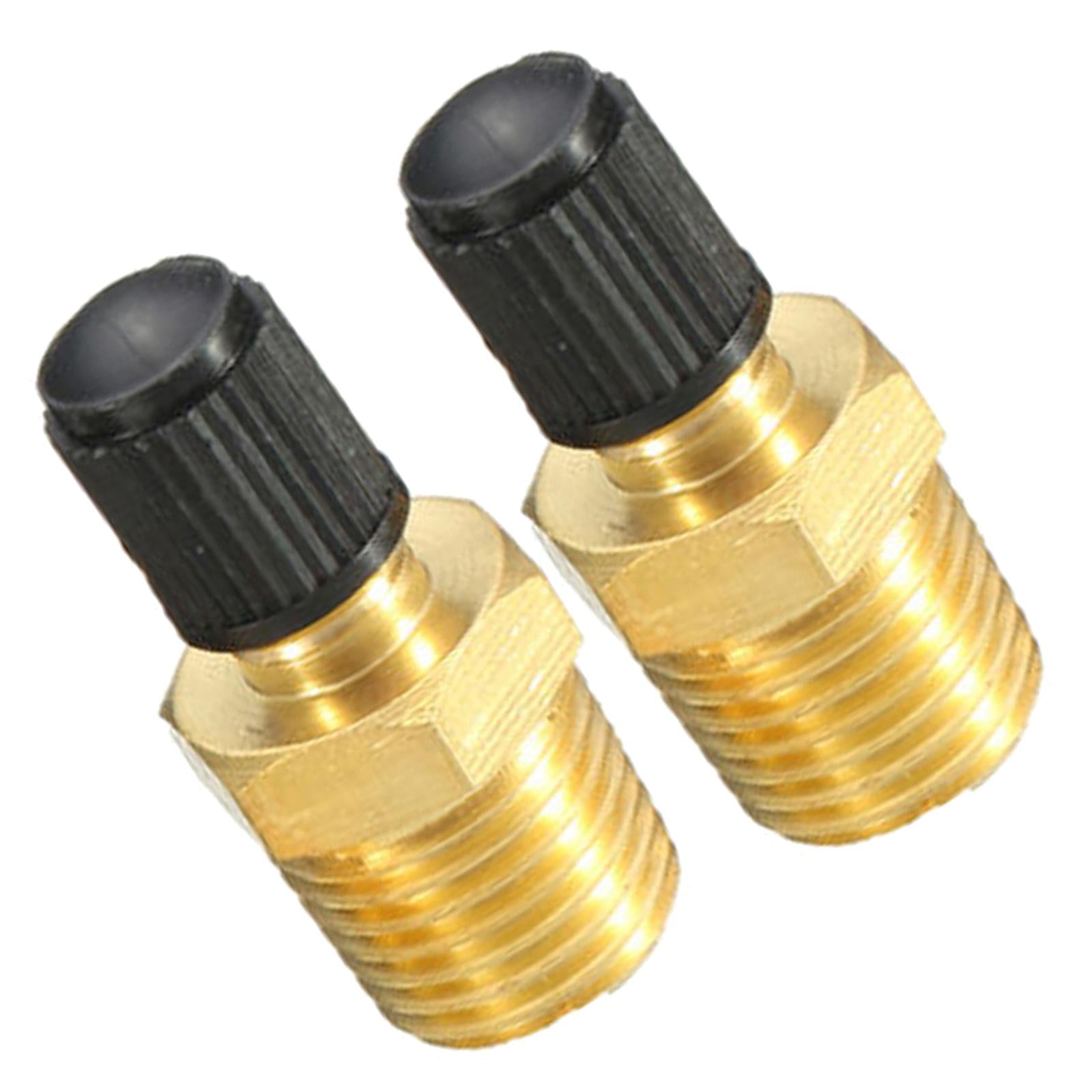 Golden Tank Filling Valve Compressor Oil Tank Filling Valve Schrader Valve 3.175mm