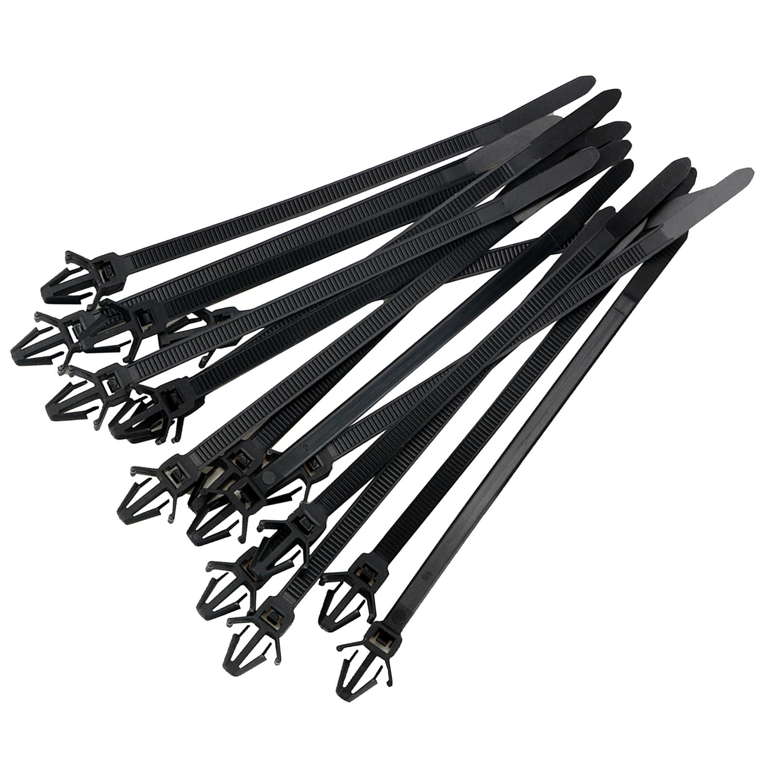 Set of 100 Self Locking Zip Ties Nylon Cable Cord Ties Fastener 100Pcs 200PT