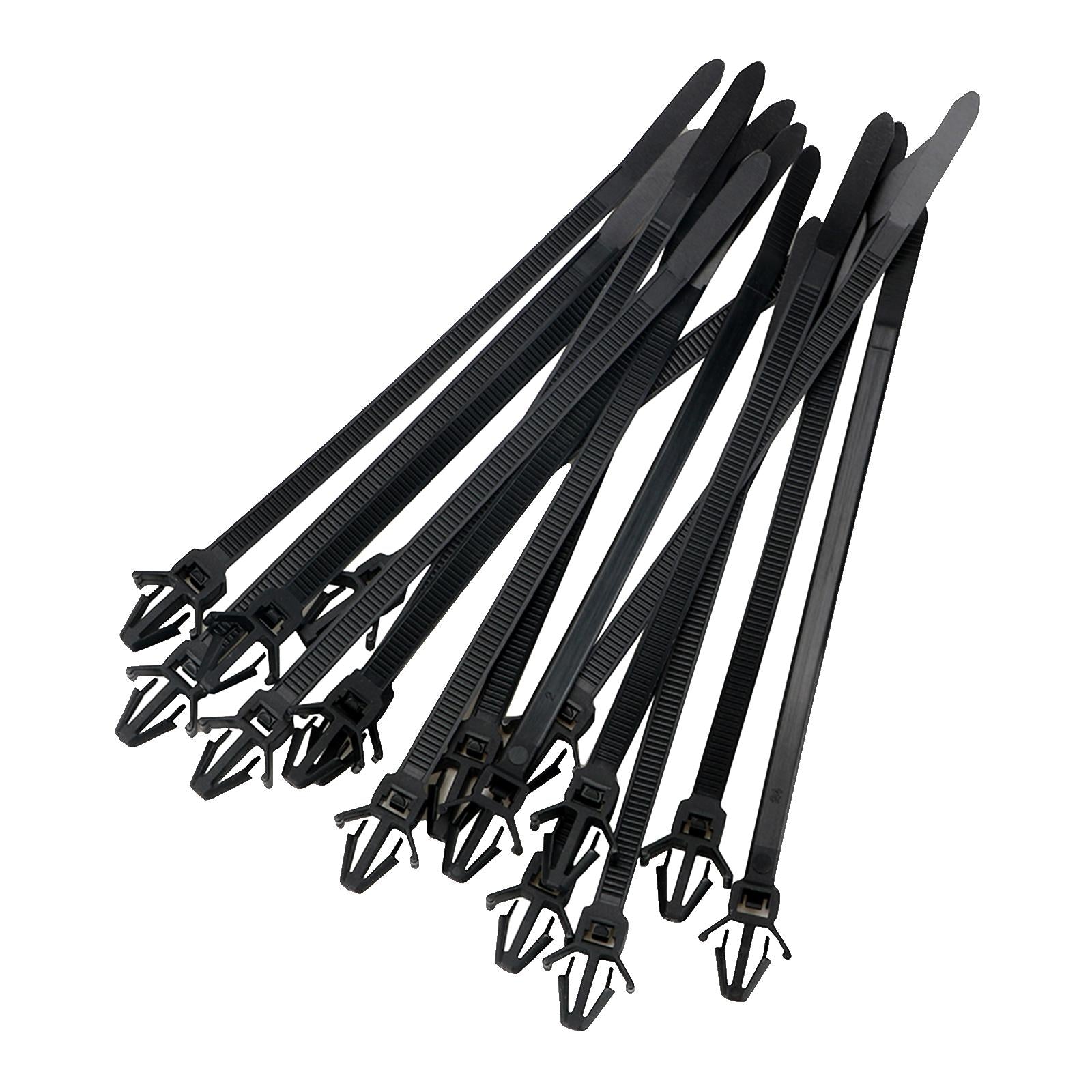 Set of 100 Self Locking Zip Ties Nylon Cable Cord Ties Fastener 100Pcs 200PT