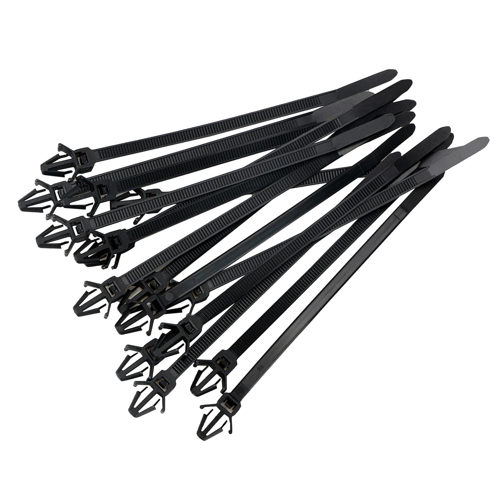 Set of 100 Self Locking Zip Ties Nylon Cable Cord Ties Fastener 100Pcs 200PT