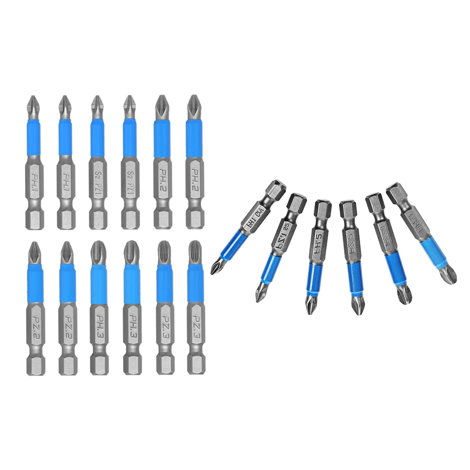 Precision Screwdriver bits Magnetic Bits PH1 PH2 PH3 for Electric Drill 12pcs