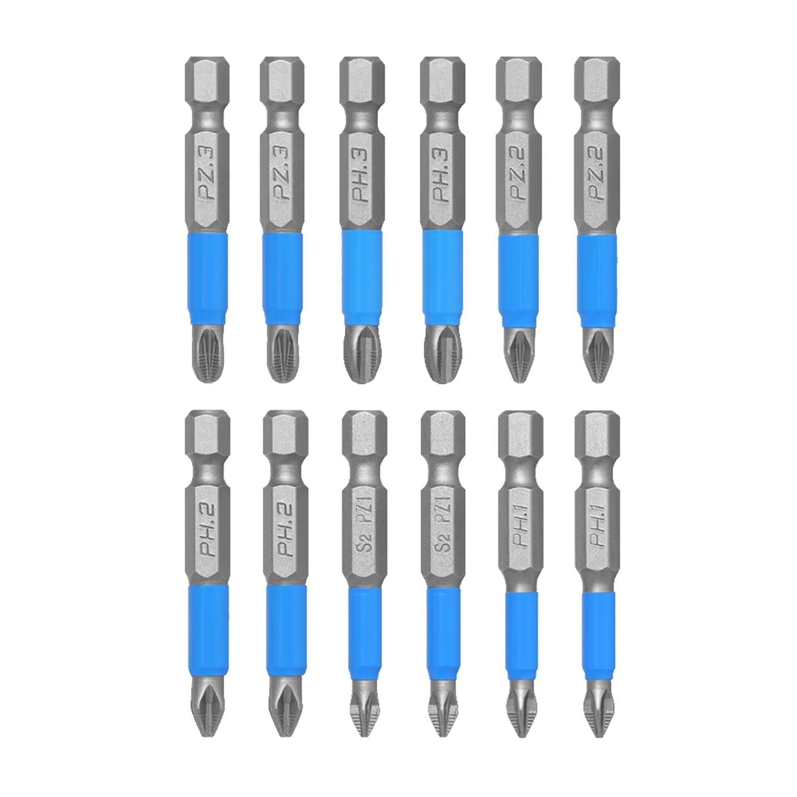 Precision Screwdriver bits Magnetic Bits PH1 PH2 PH3 for Electric Drill 12pcs
