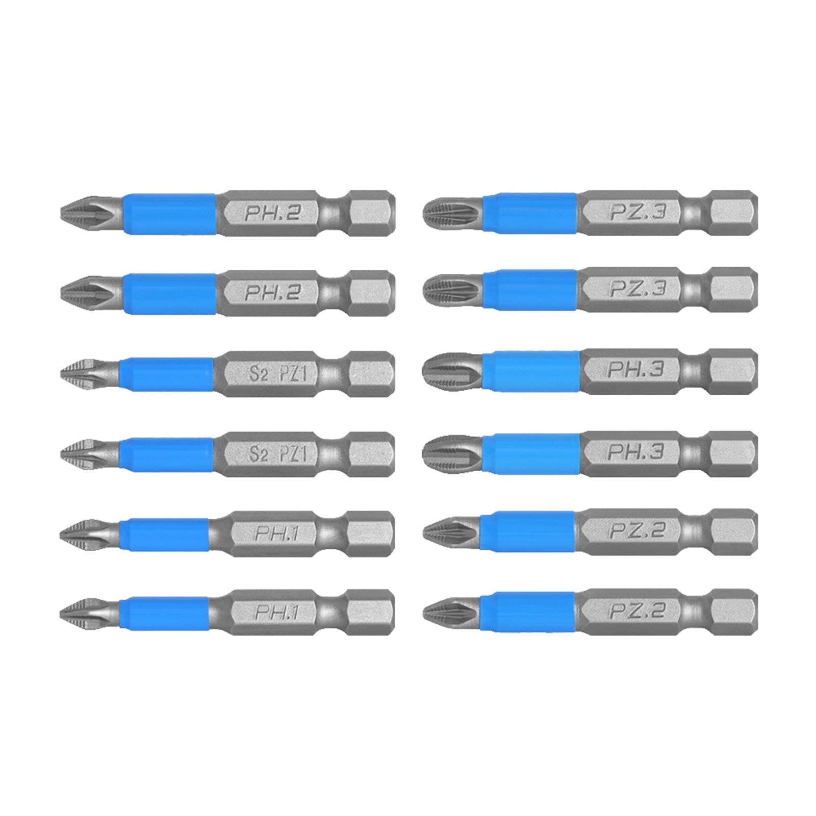 Precision Screwdriver bits Magnetic Bits PH1 PH2 PH3 for Electric Drill 12pcs