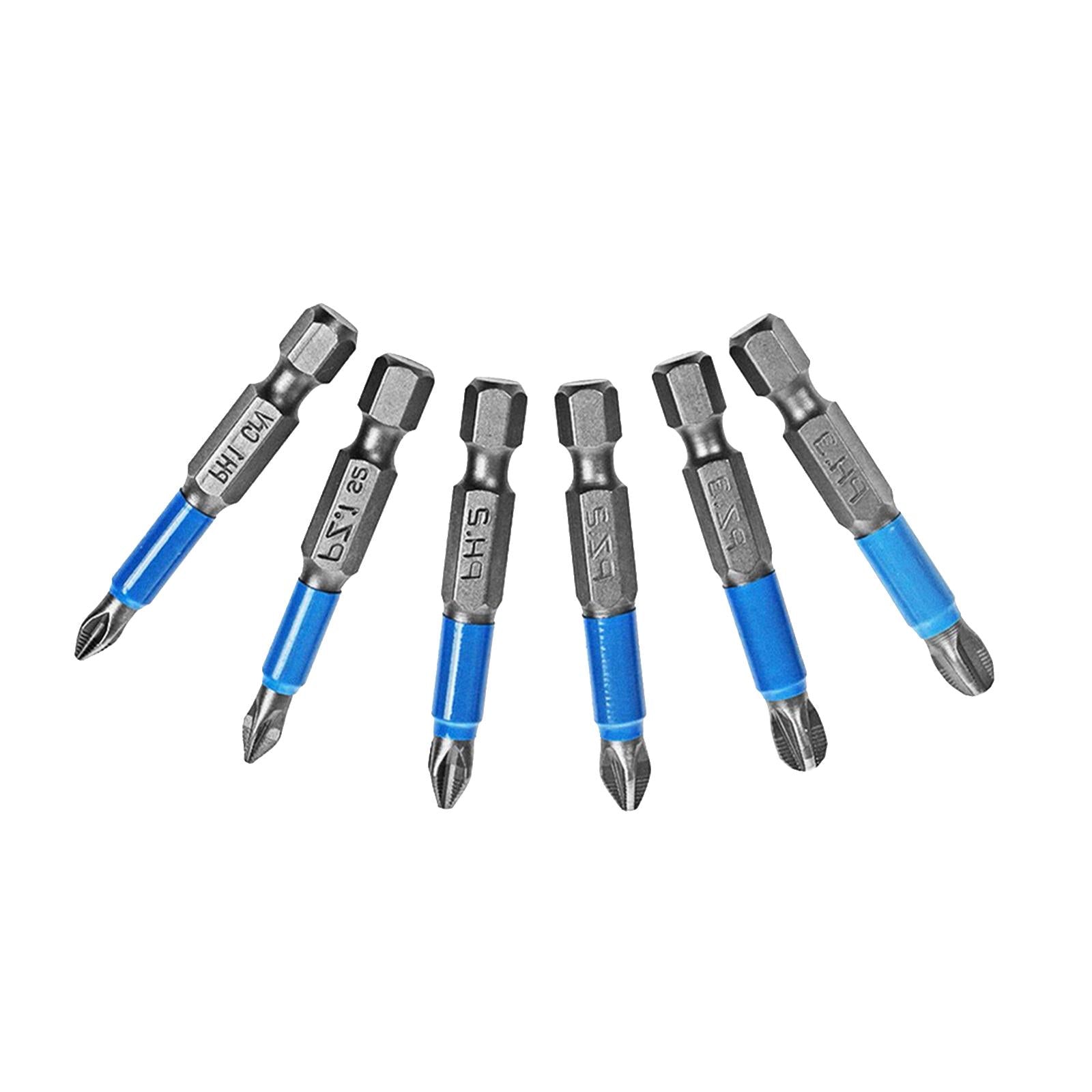 Precision Screwdriver bits Magnetic Bits PH1 PH2 PH3 for Electric Drill 6pcs