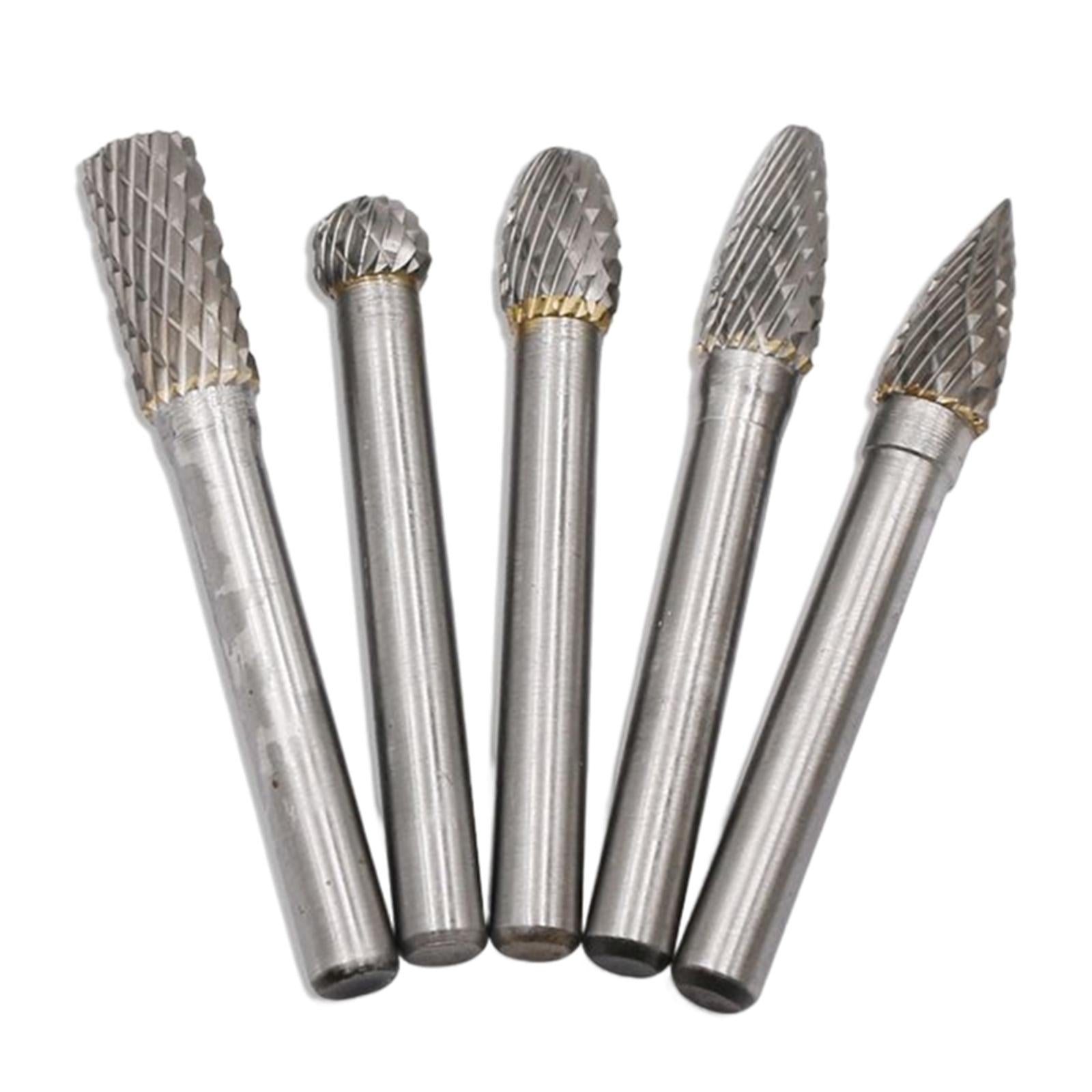 Carving Burr bits Double Cut for Grinding Carving Engraving A