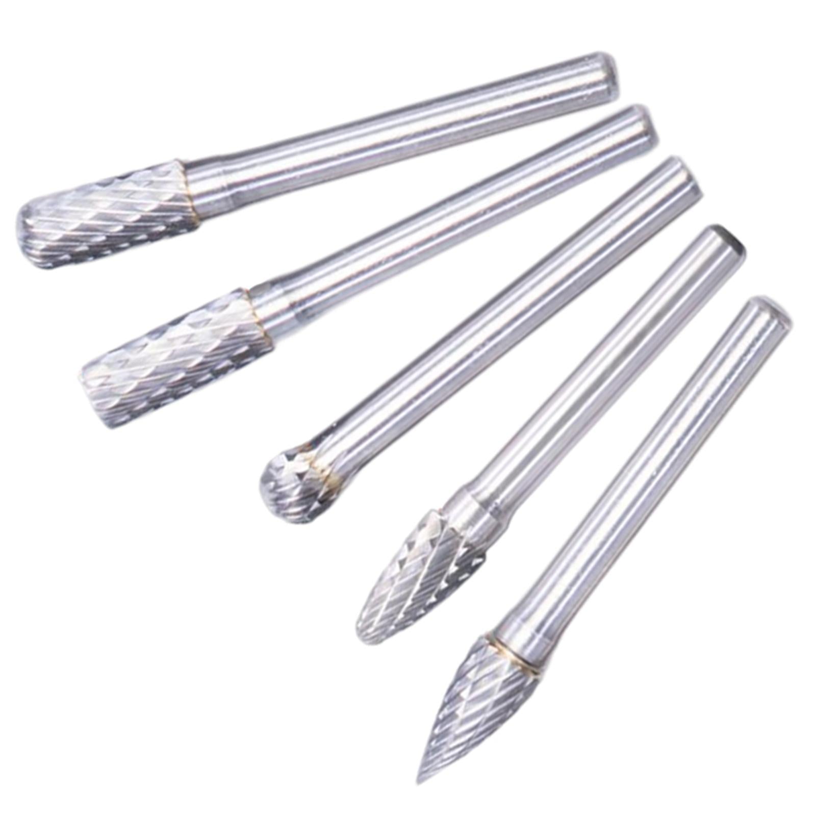 Carving Burr bits Double Cut for Grinding Carving Engraving B