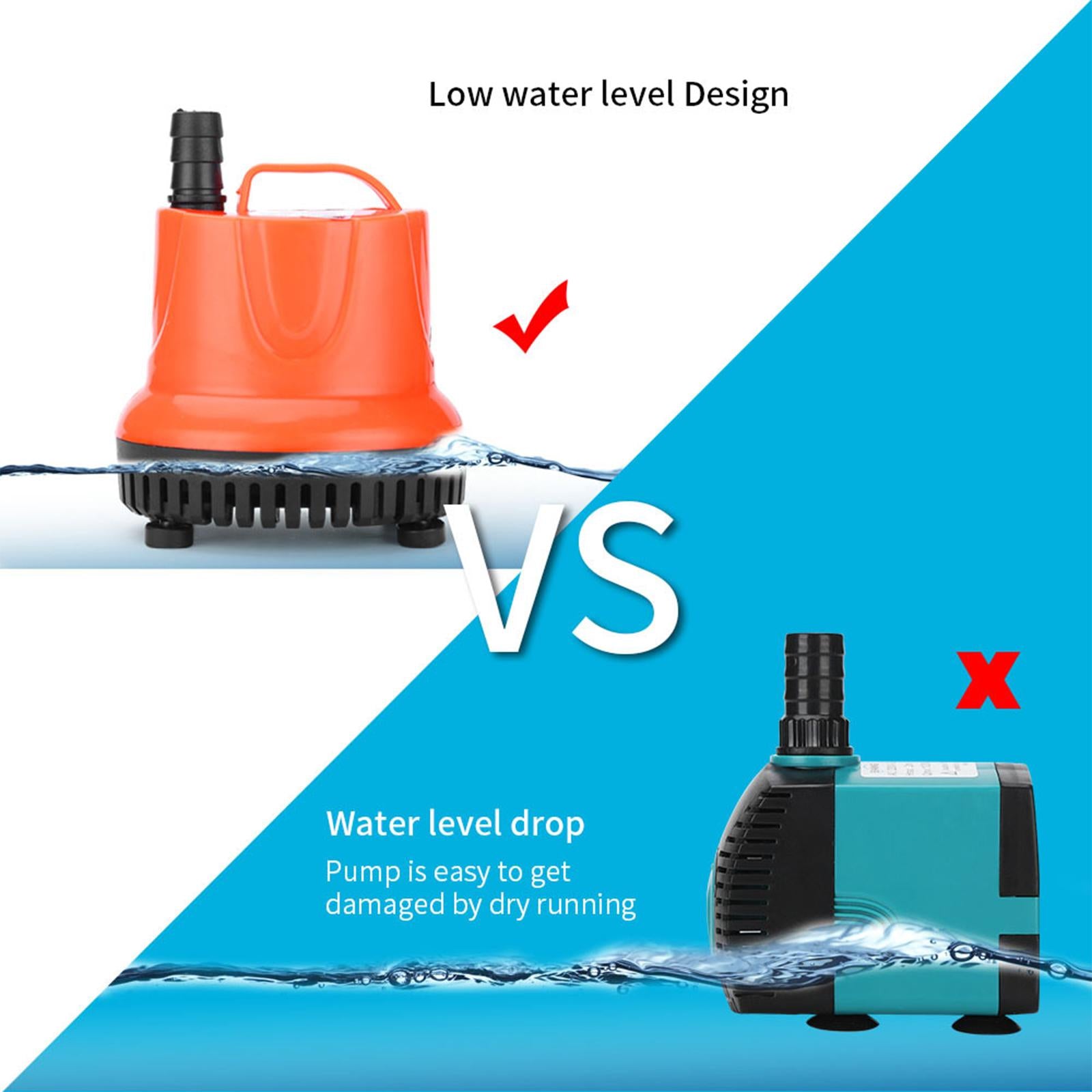 30W/45W Submersible Pump with Bottom Suction Small Pumps for Pond 30W