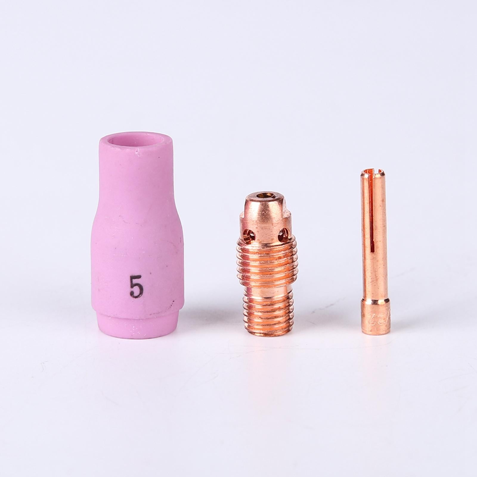 4Pcs TIG Welding Torch Accessories Collet Nozzle for WP 17 18 26 Series Tool
