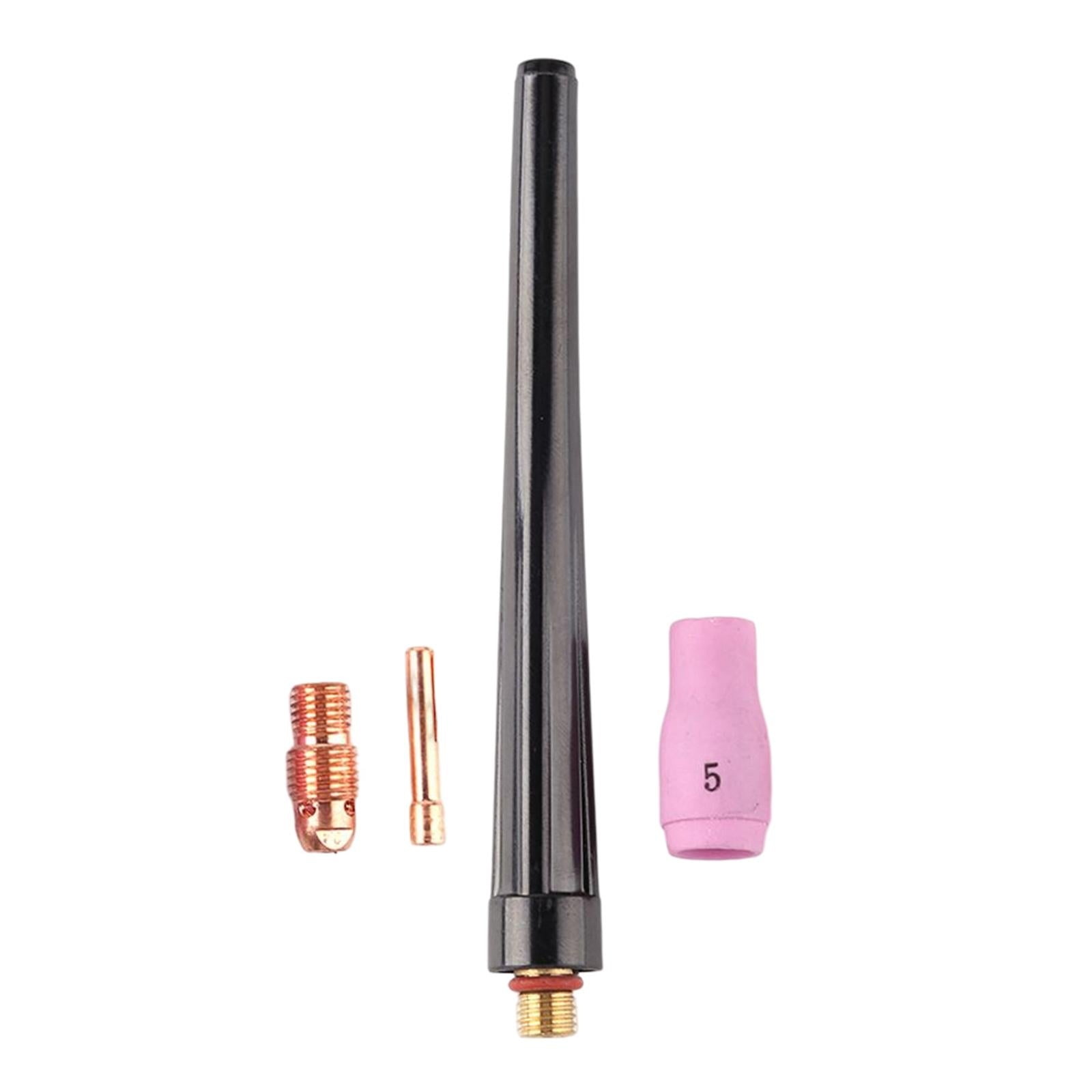 4Pcs TIG Welding Torch Accessories Collet Nozzle for WP 17 18 26 Series Tool