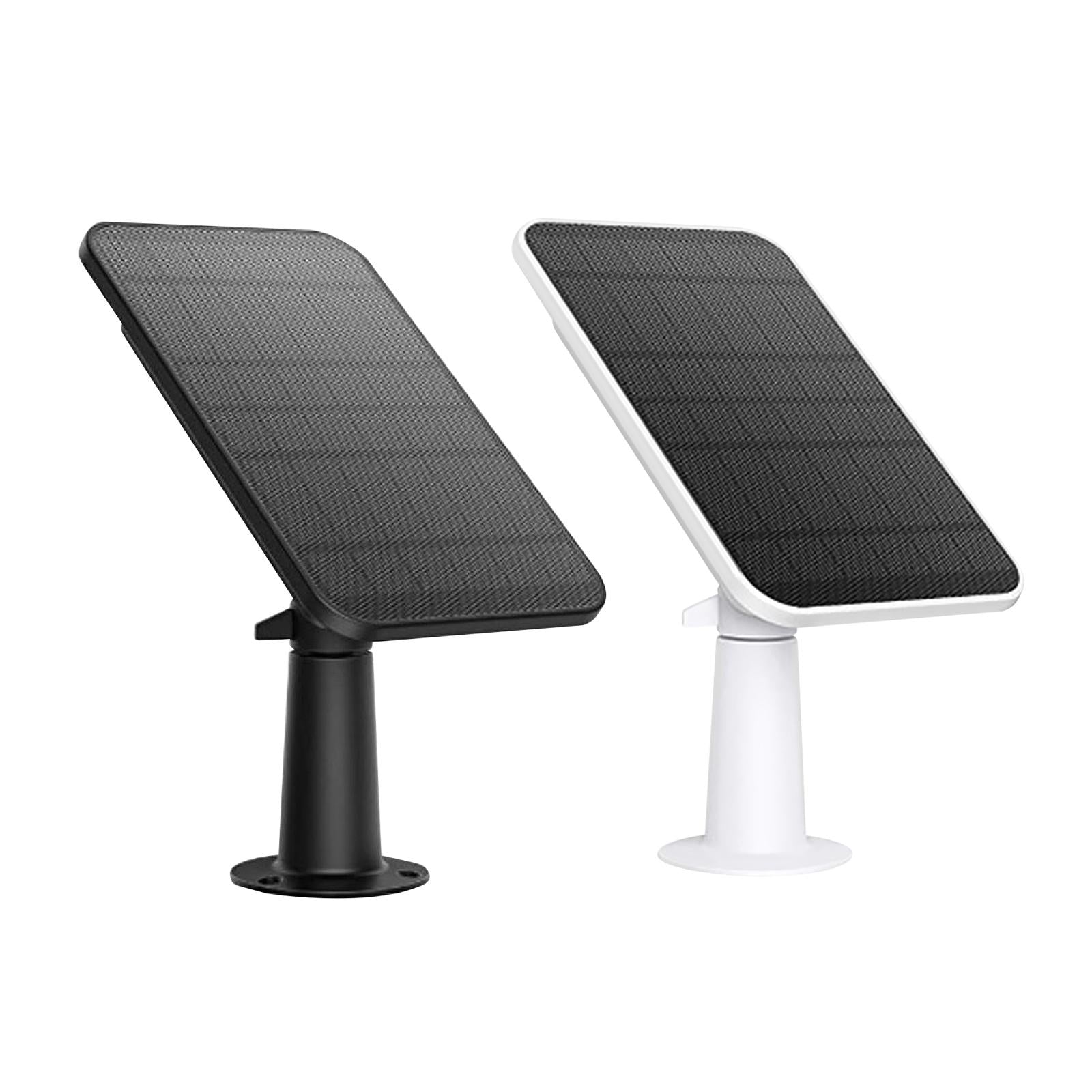 Waterproof Camera Solar Panel Black
