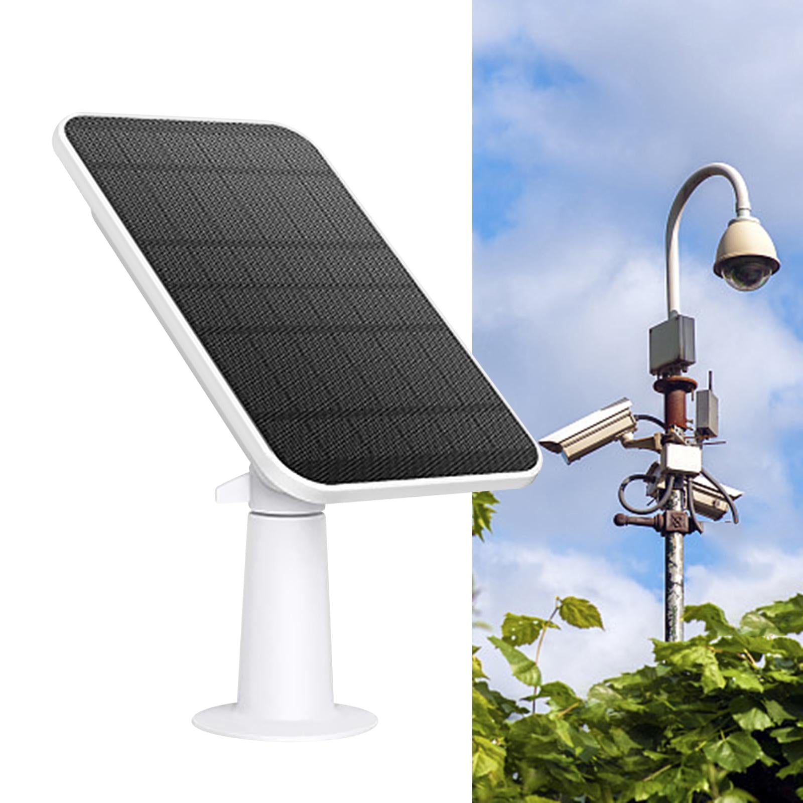 Waterproof Camera Solar Panel White