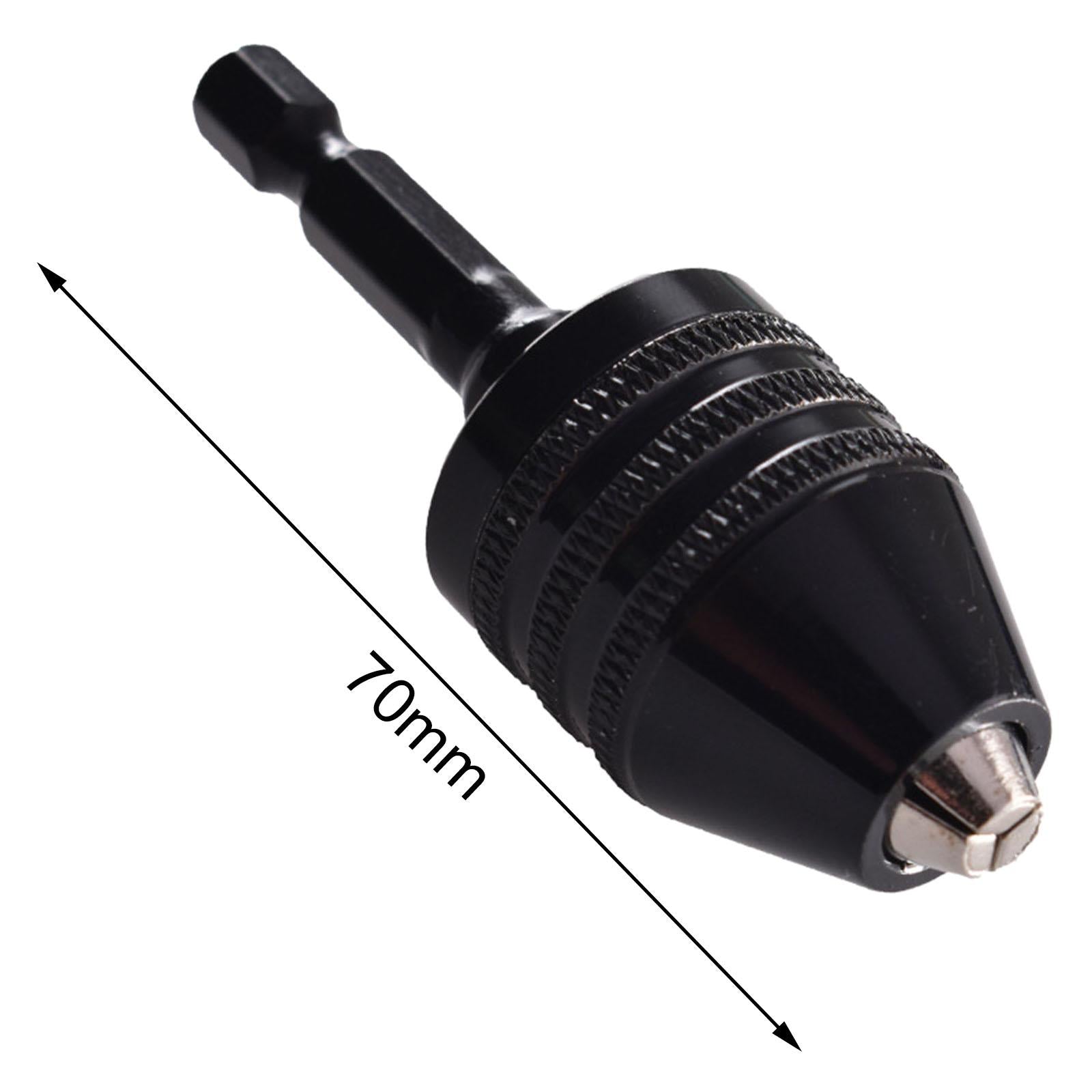 0.6-8mm Drill Chuck Quick Change Hex Shank Adapter for Electric Drills