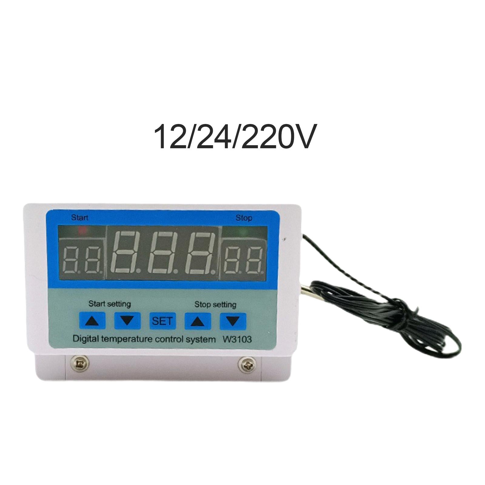 Digital Thermostat Thermostat Switch for Temperature Control Protection 300Walt 12V