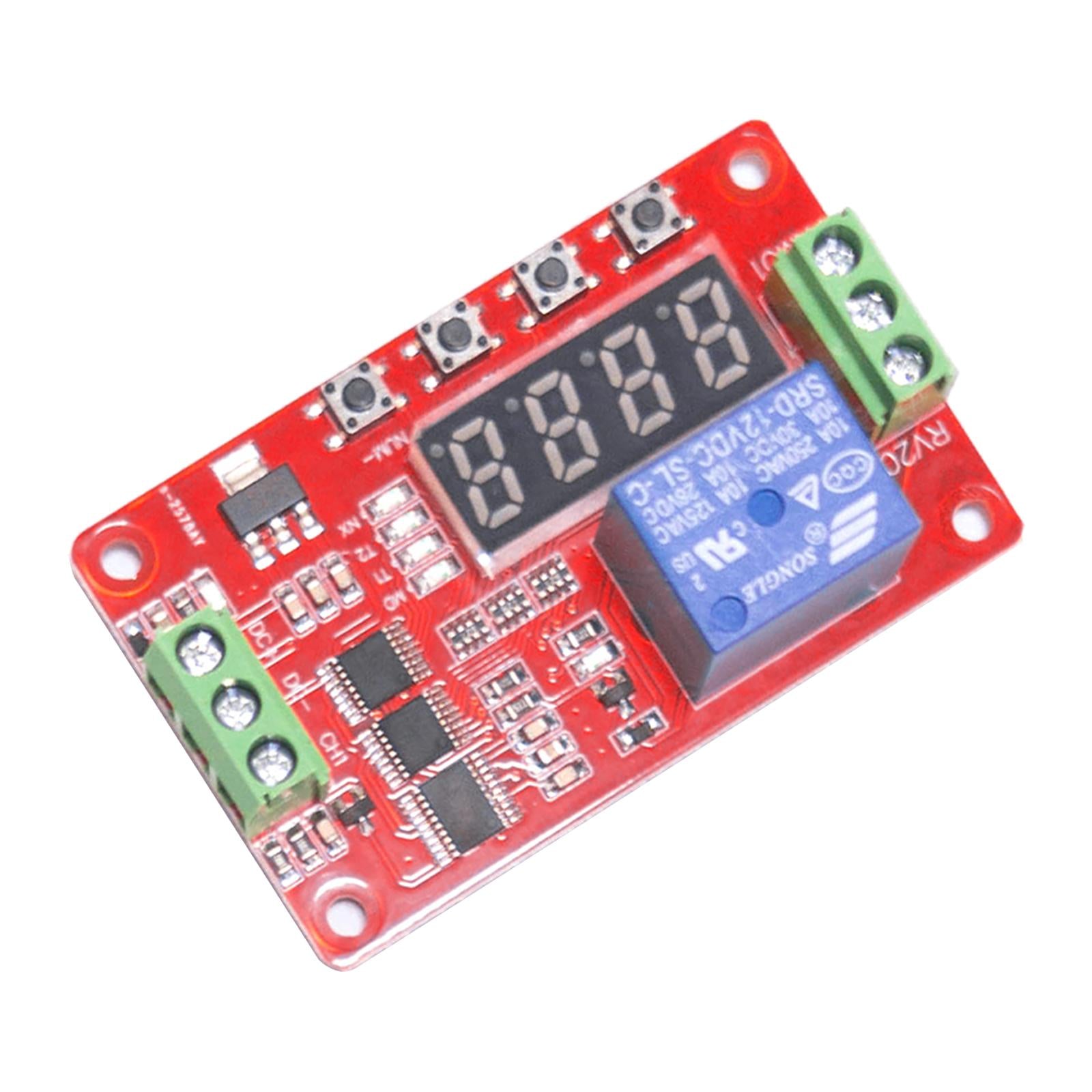 DC 12V Relay Module Automation Delay Timing Delay Cycle with Indicator Light
