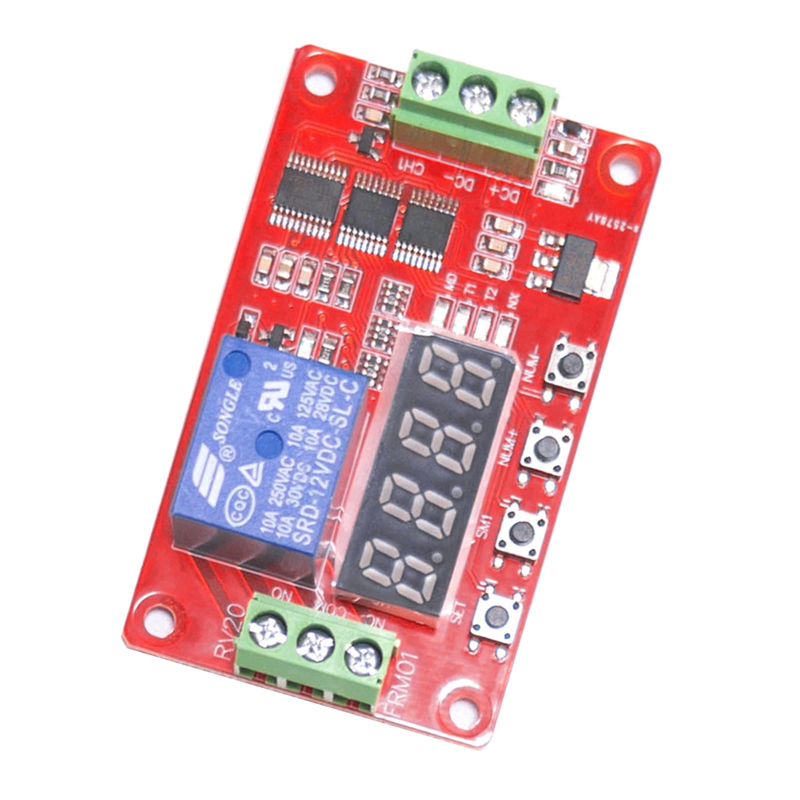 DC 12V Relay Module Automation Delay Timing Delay Cycle with Indicator Light