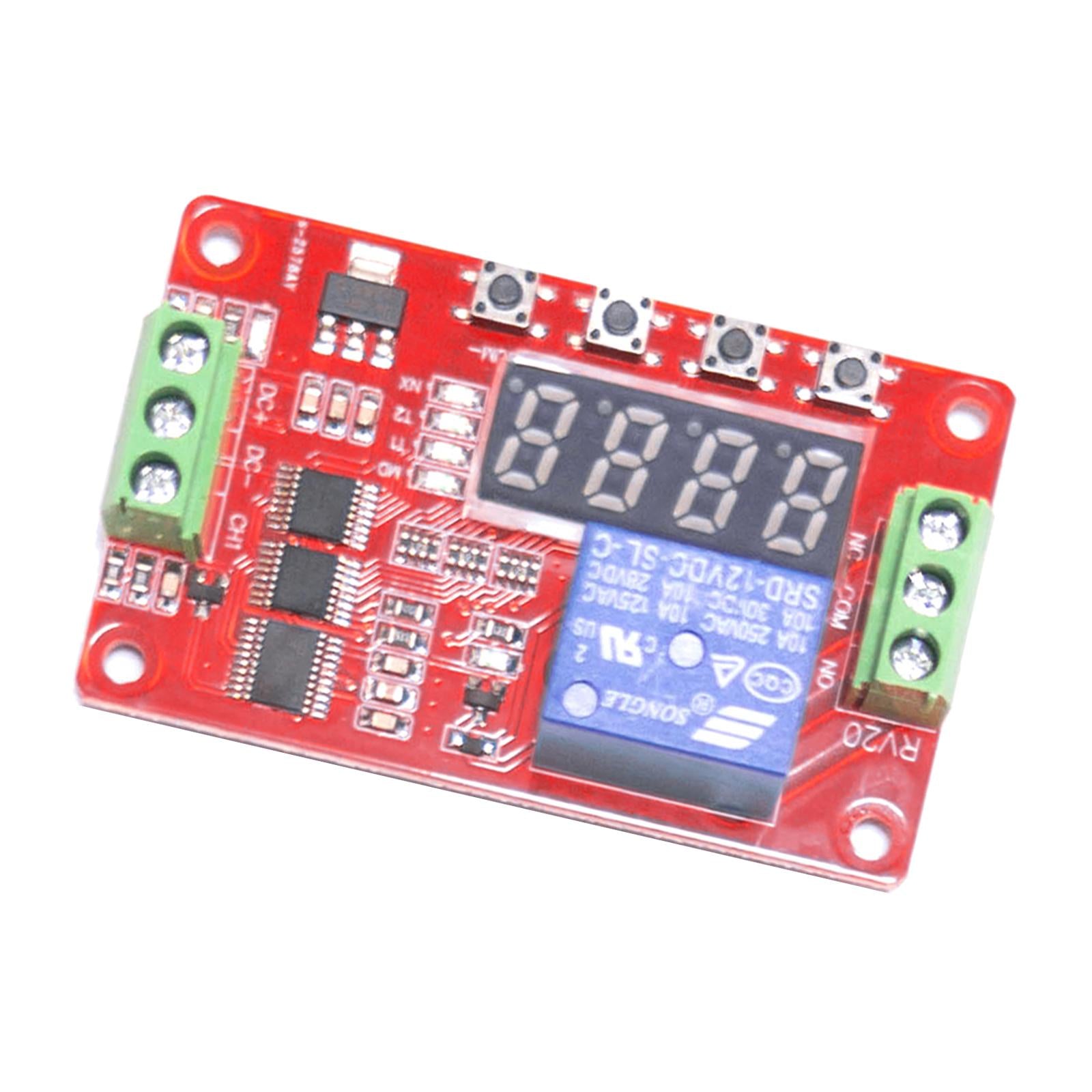 DC 12V Relay Module Automation Delay Timing Delay Cycle with Indicator Light