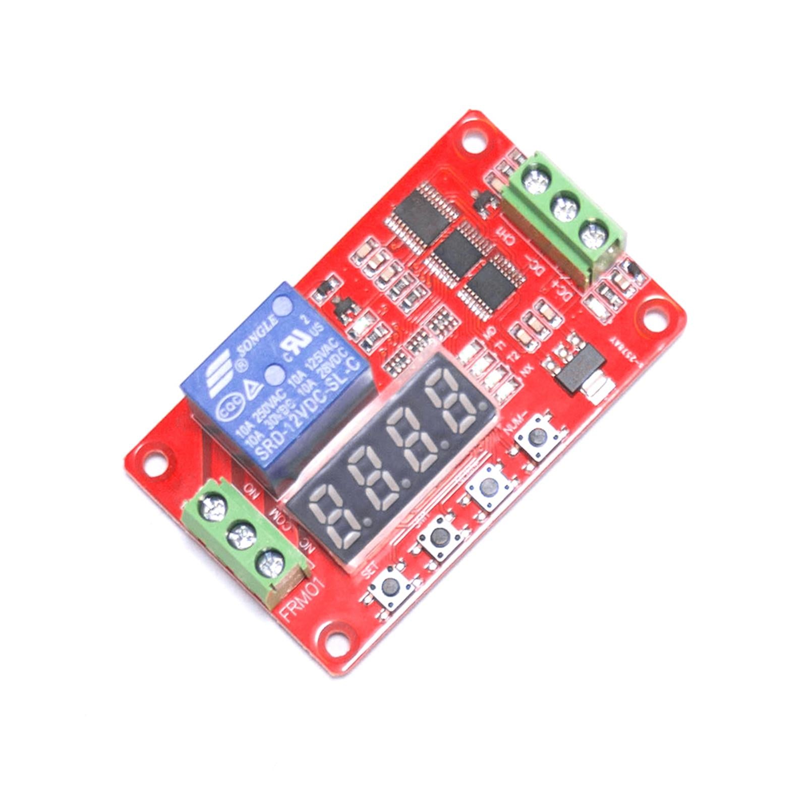 DC 12V Relay Module Automation Delay Timing Delay Cycle with Indicator Light